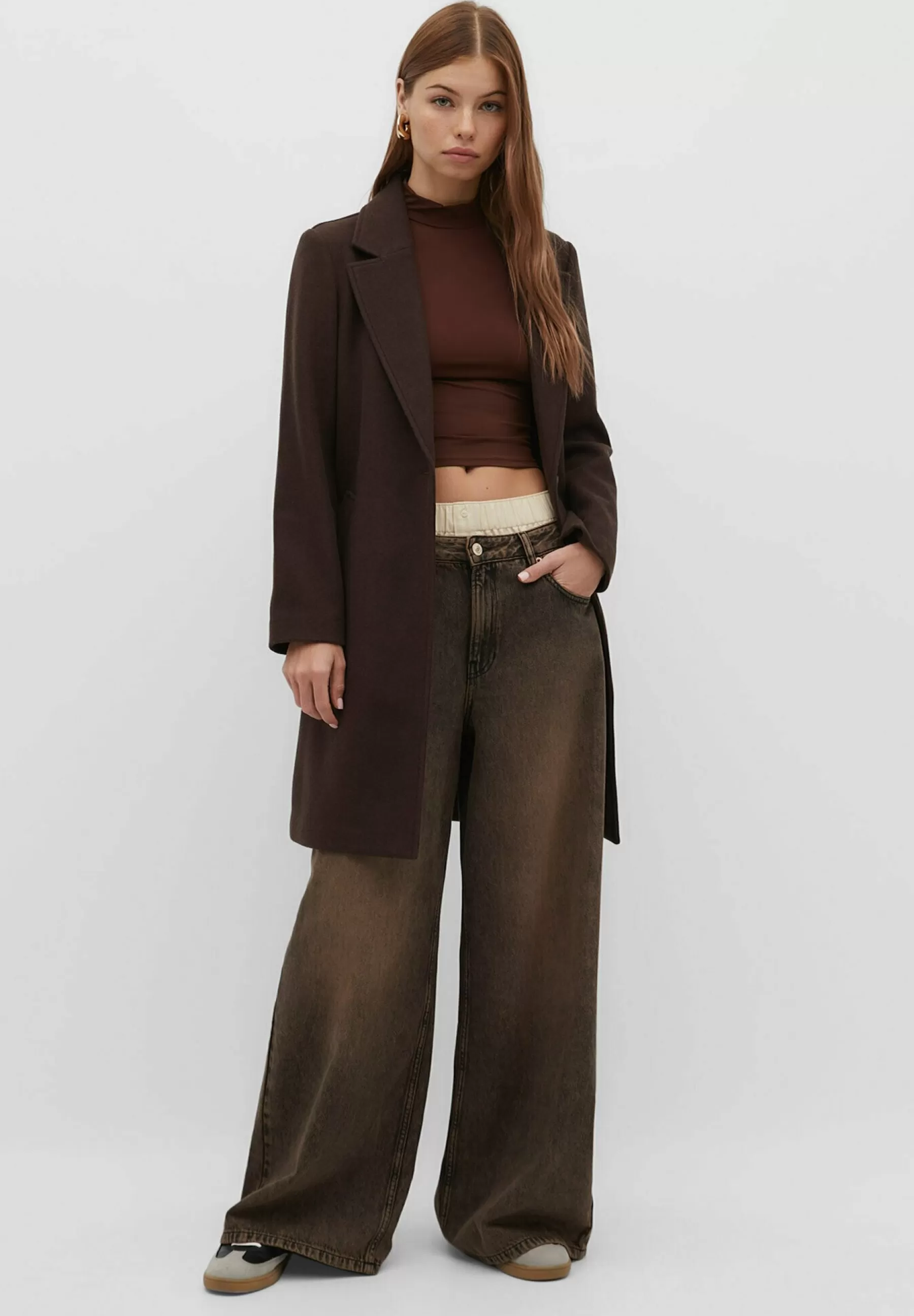 Femme Stradivarius Napped - Manteau Court