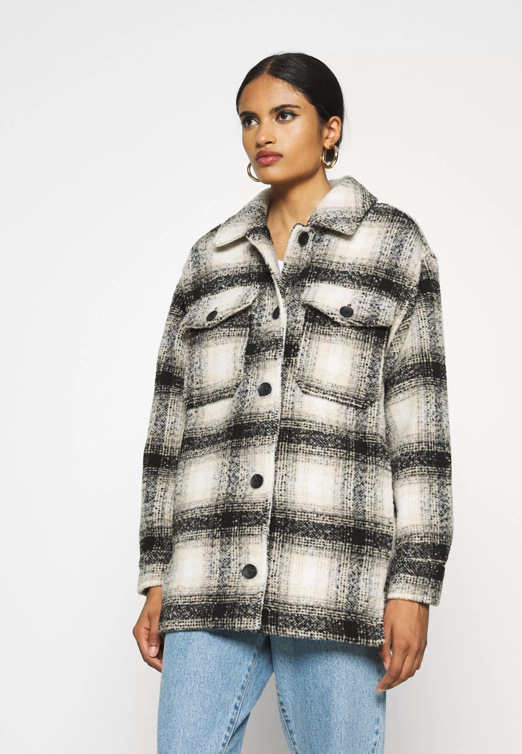 Onlallison Check - Manteau Court | ONLY Flash Sale