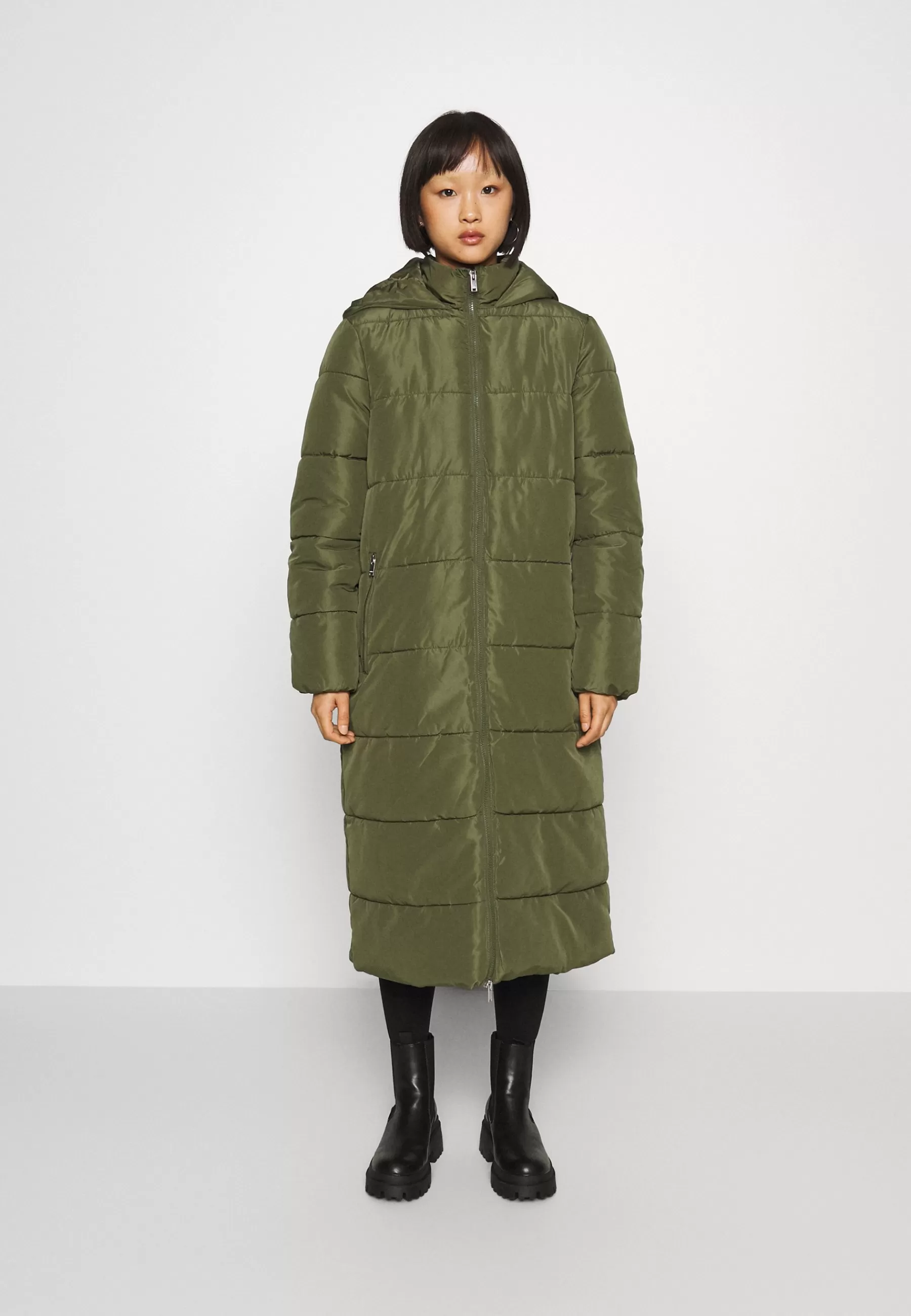 Femme ONLY Petite Onlanna Long Hood Puffer Coat - Manteau D'Hiver