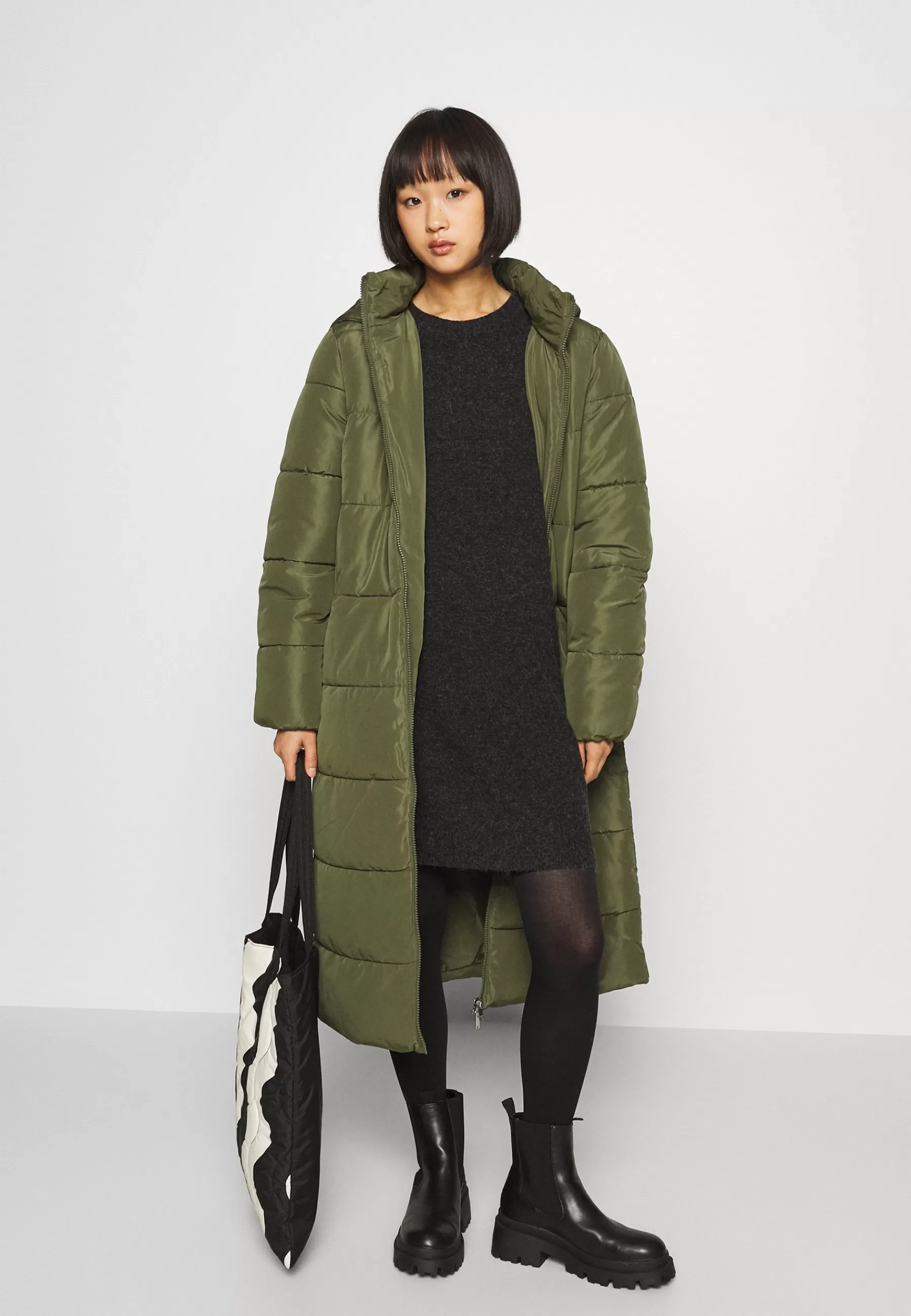 Femme ONLY Petite Onlanna Long Hood Puffer Coat - Manteau D'Hiver