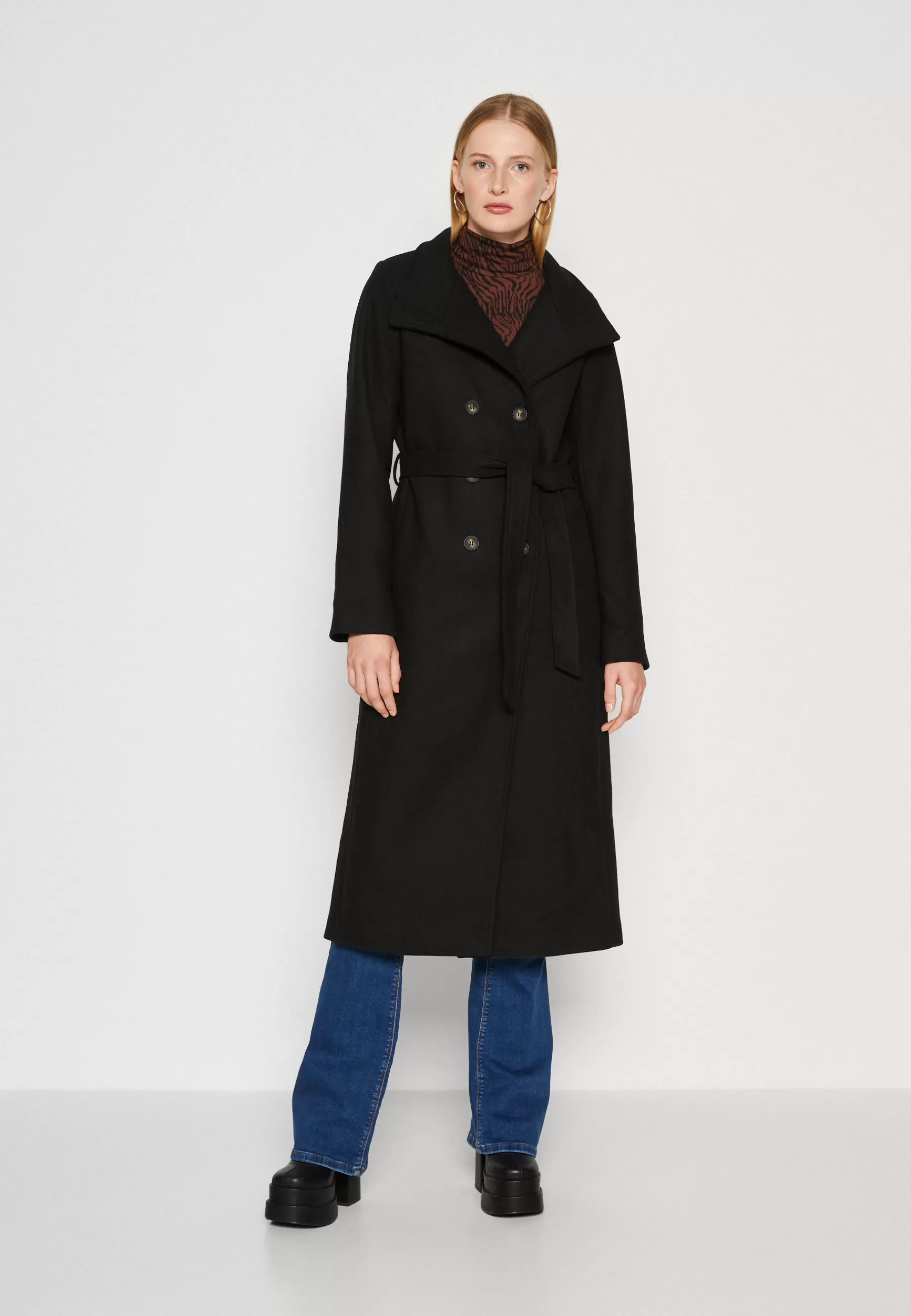 Onlmedina Long Belted Coat - Manteau Classique | ONLY Tall Cheap