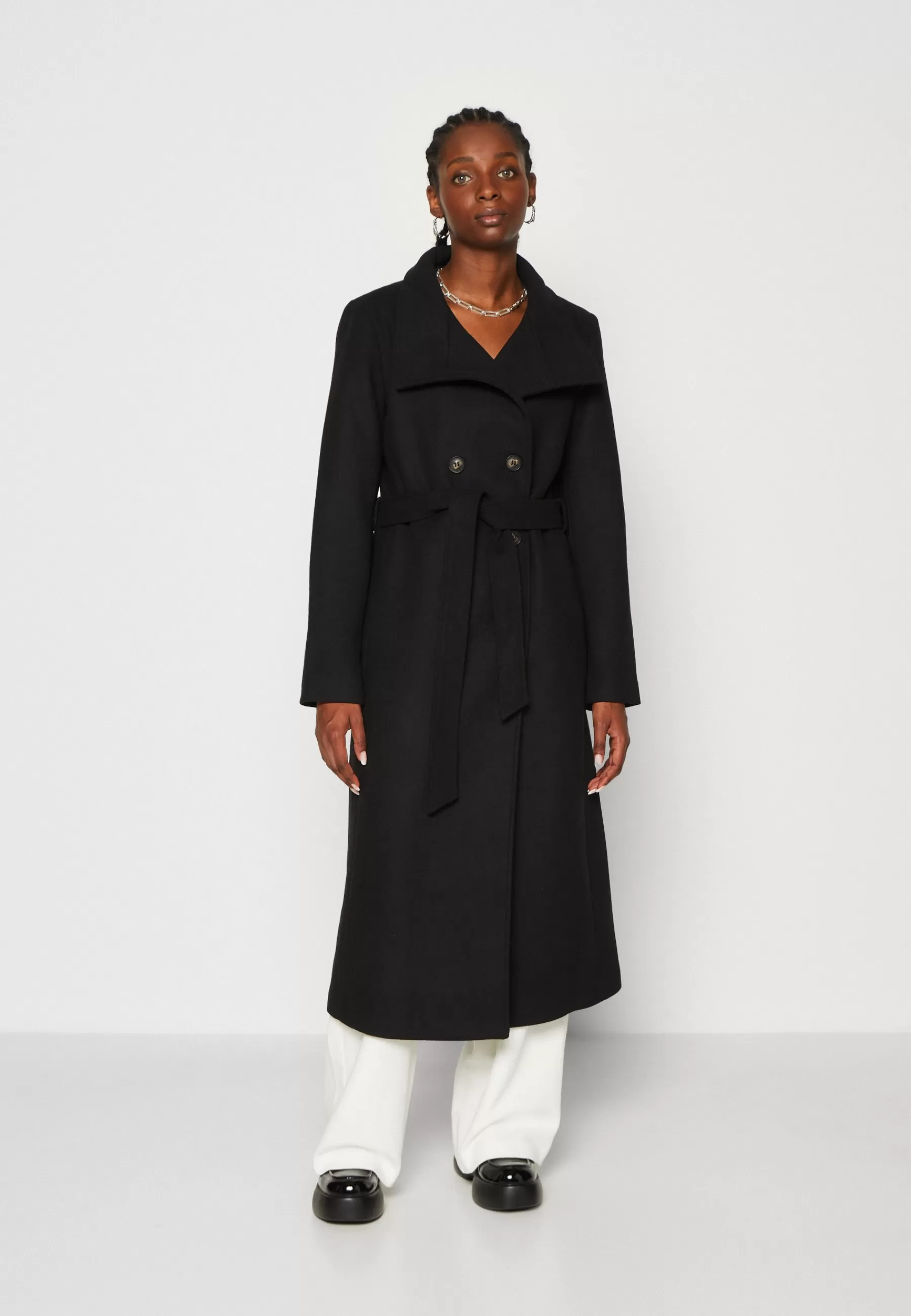 Onlmedina Long Belted Coat - Manteau Classique | ONLY Shop