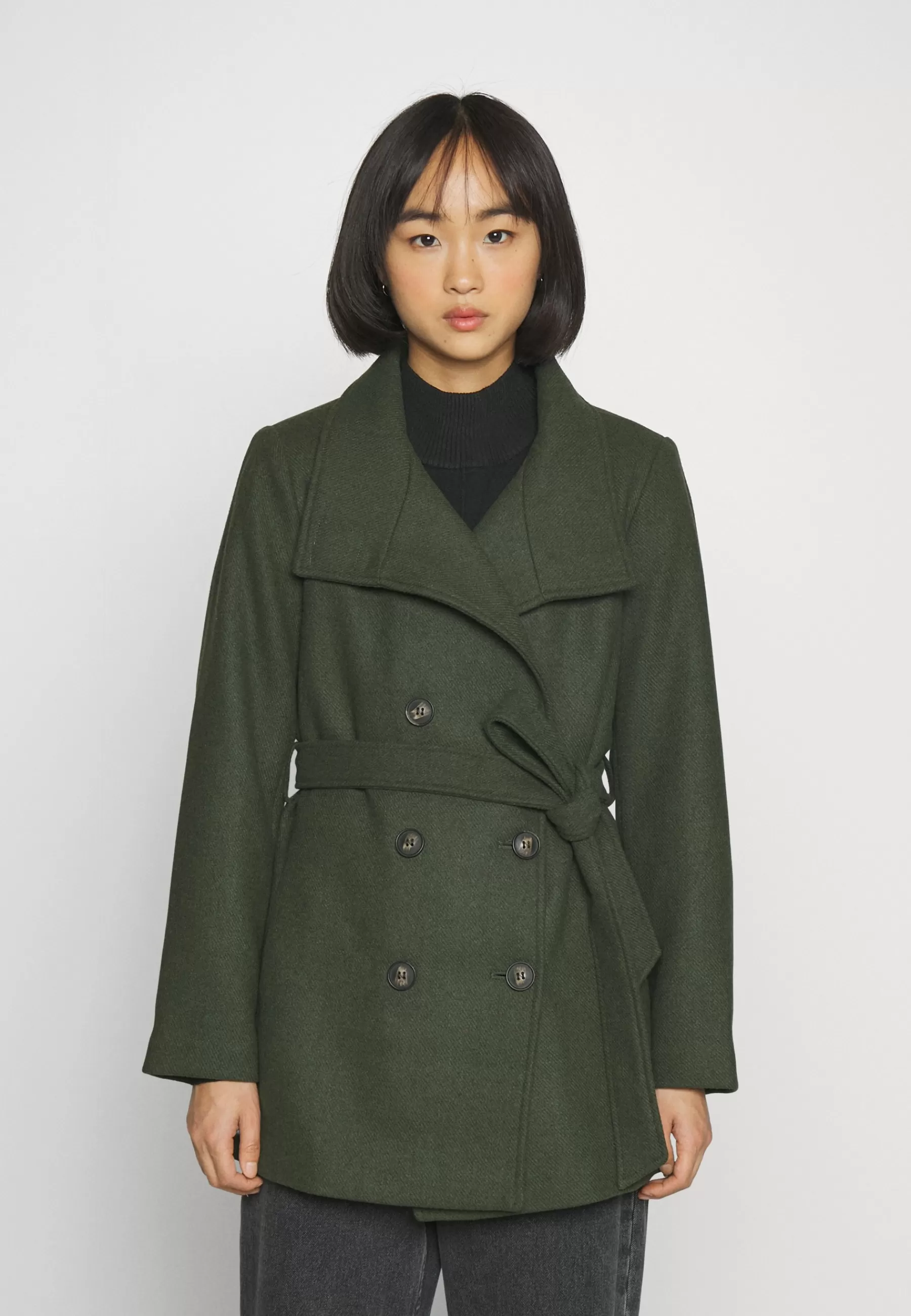 Onlmedina Short Belted Coat - Manteau Court | ONLY Petite Discount