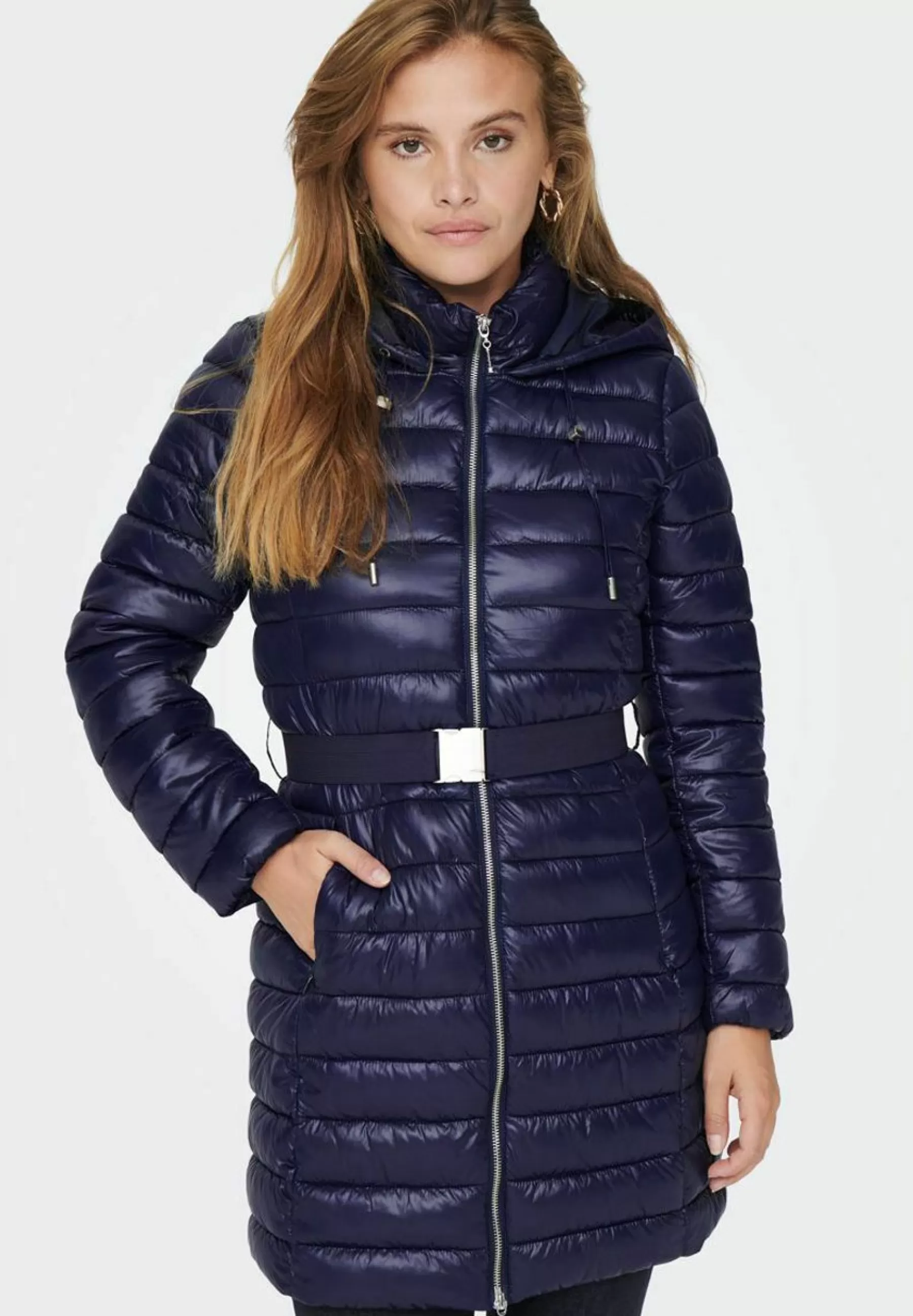 Femme ONLY Onlscarlett Quilted Belted Coat - Manteau D'Hiver