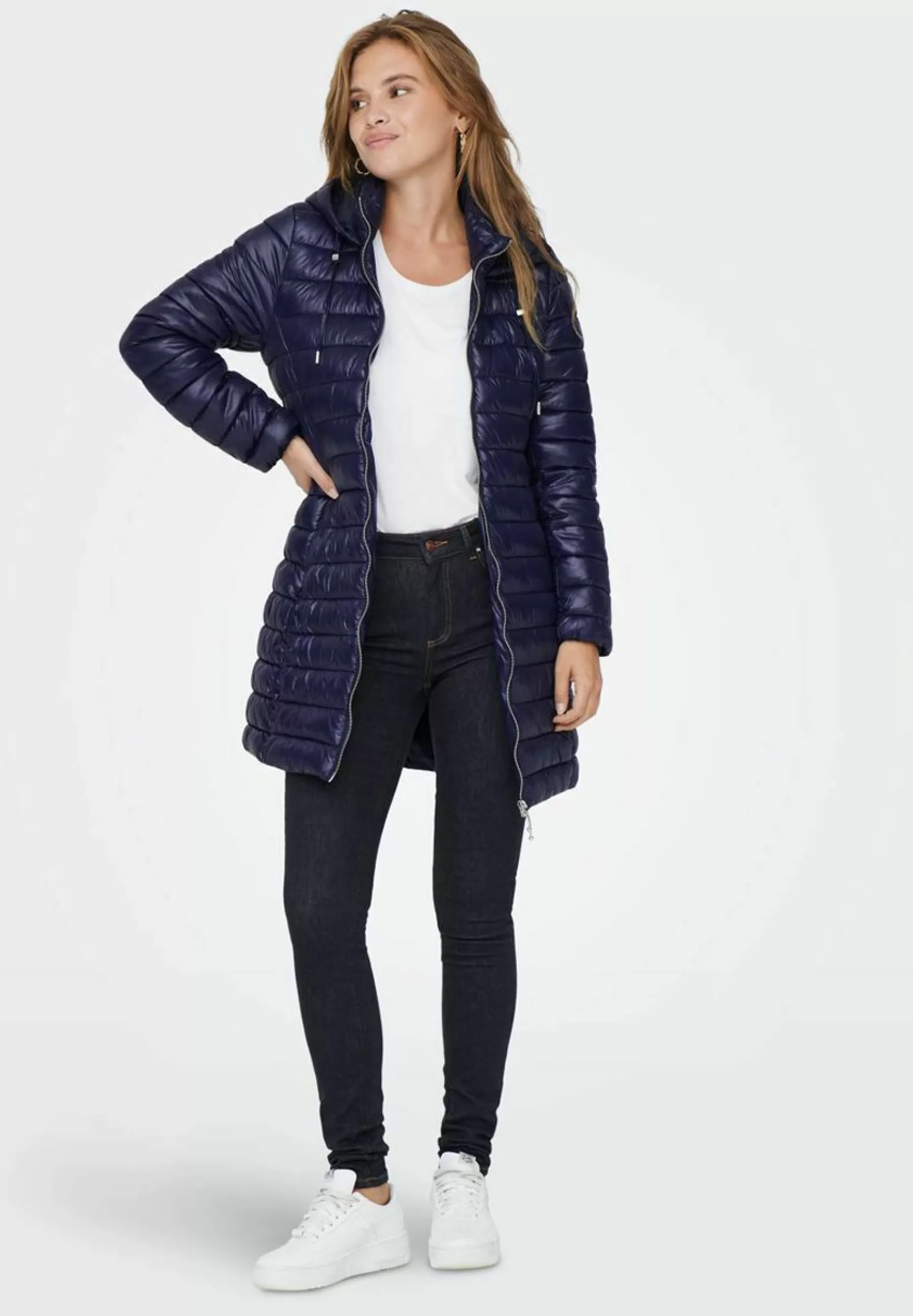 Femme ONLY Onlscarlett Quilted Belted Coat - Manteau D'Hiver