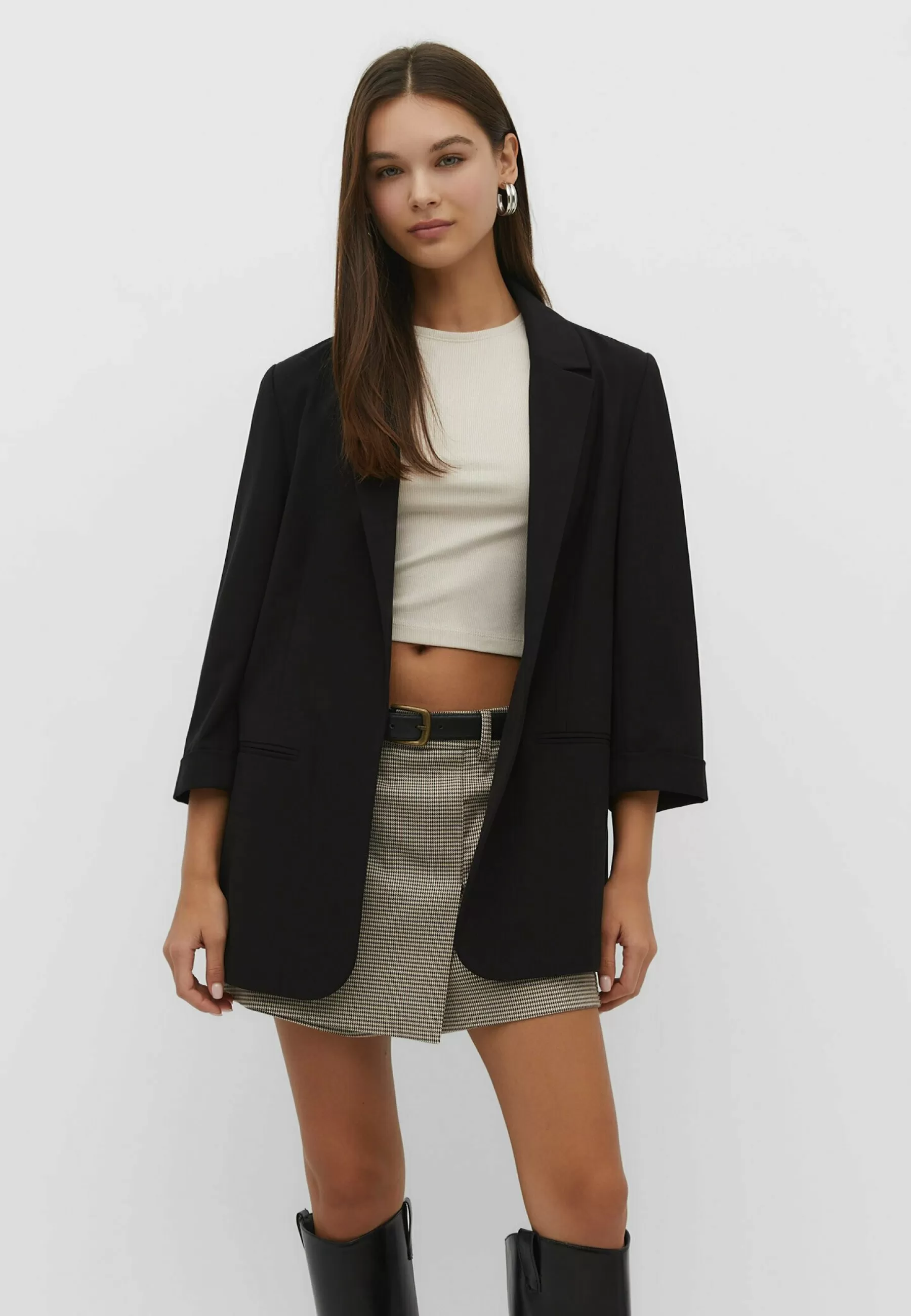 Open - Manteau Court | Stradivarius Online