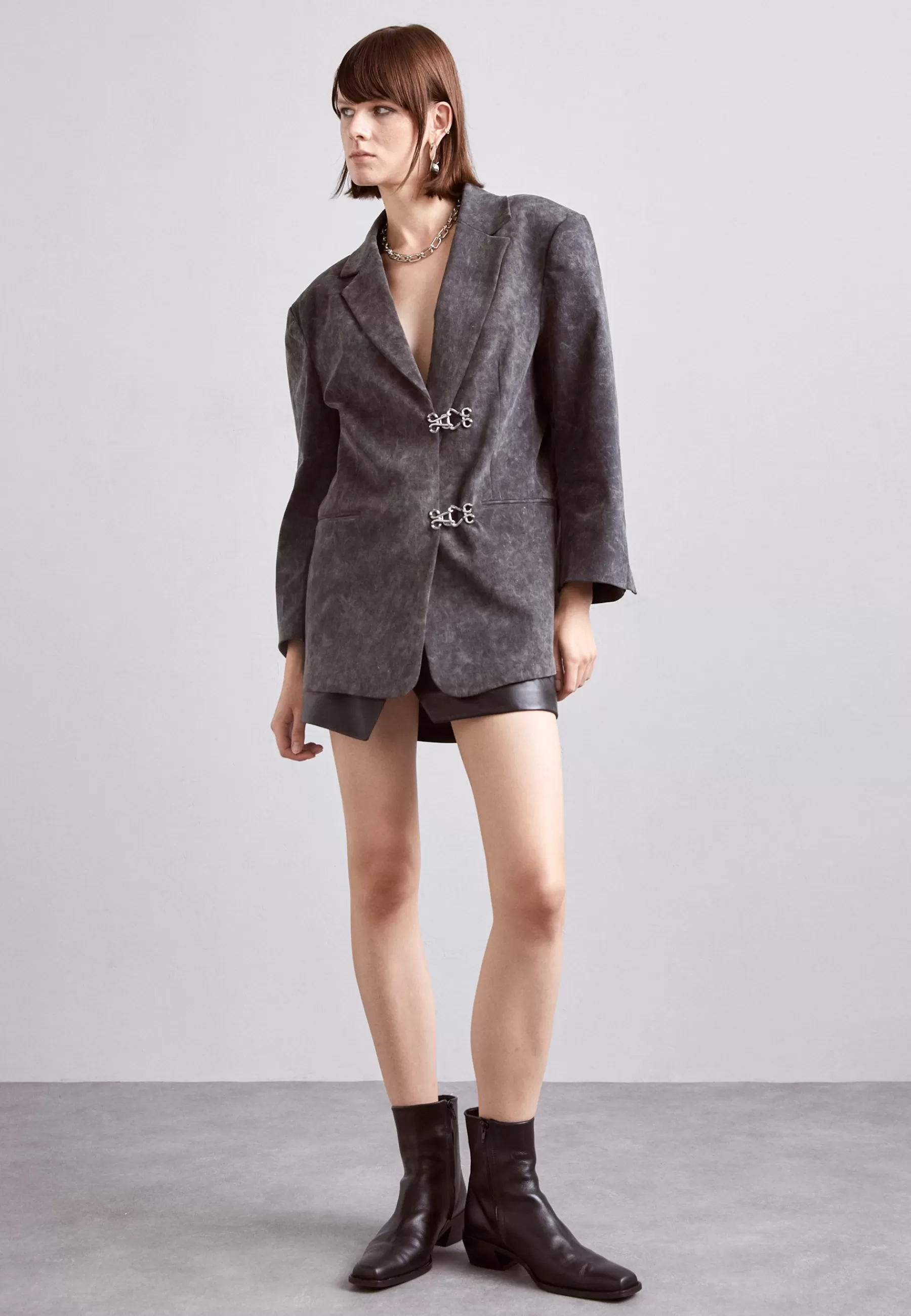 Oversized Tailored Jacket - Manteau Court | Elleme Shop