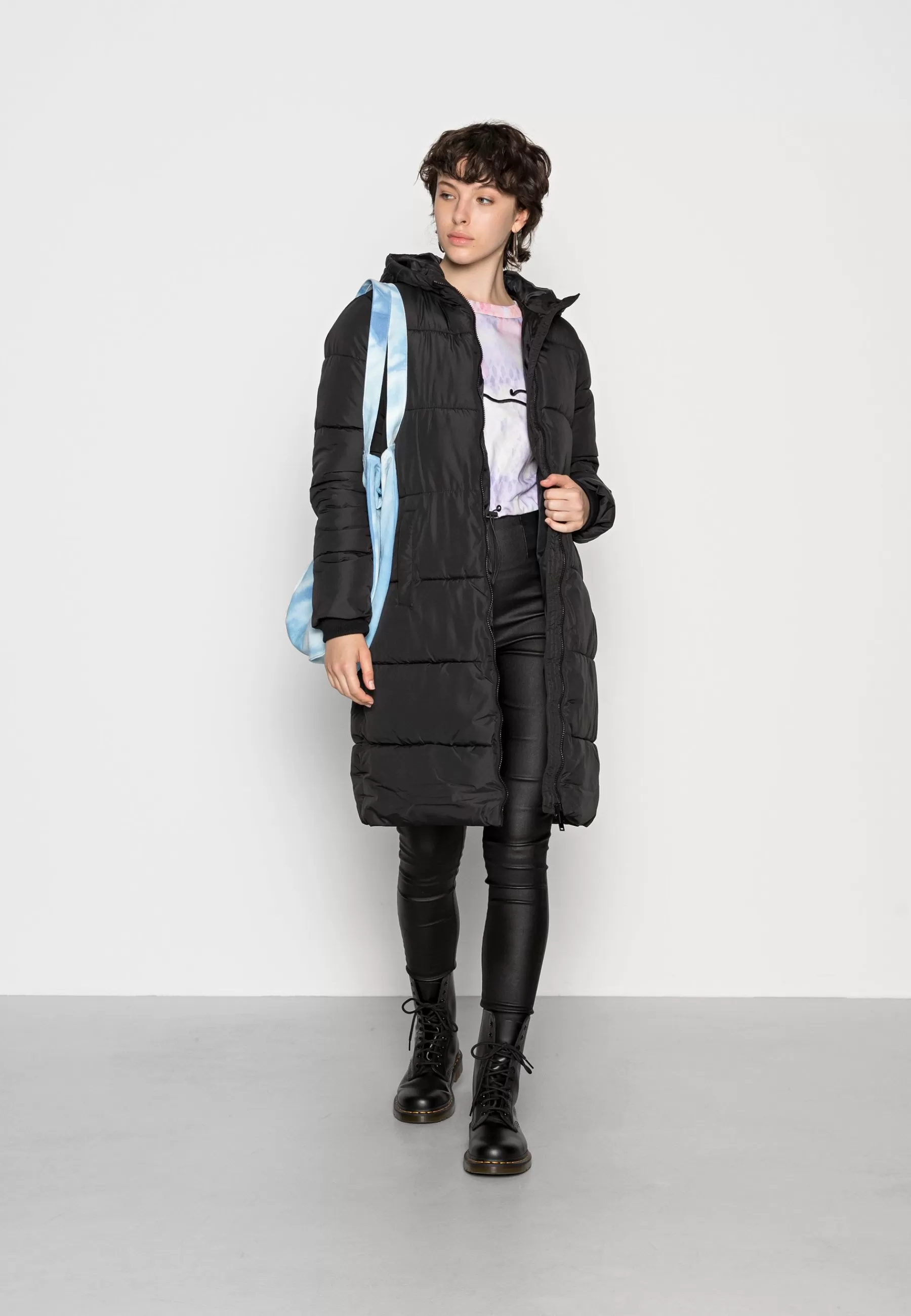 Femme Pieces Pcbee New Long Puffer Bc - Manteau D'Hiver