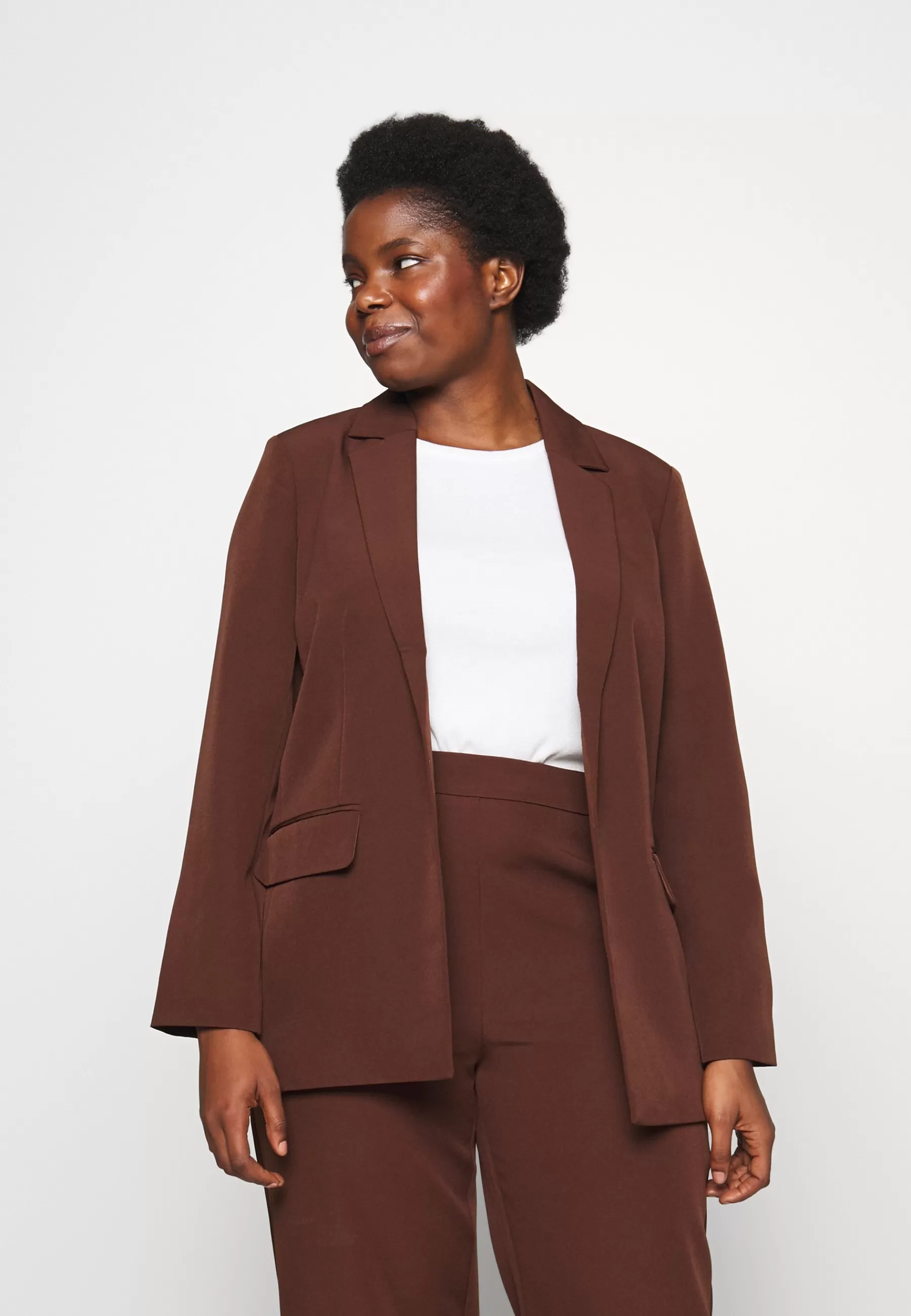 Pcbossy Loose Blazer - Manteau Court | Pieces Curve Clearance