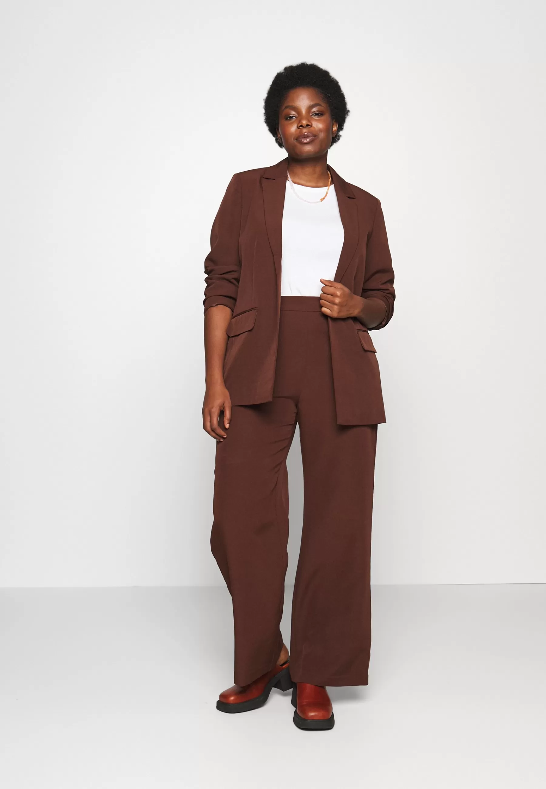 Pcbossy Loose Blazer - Manteau Court | Pieces Curve Clearance