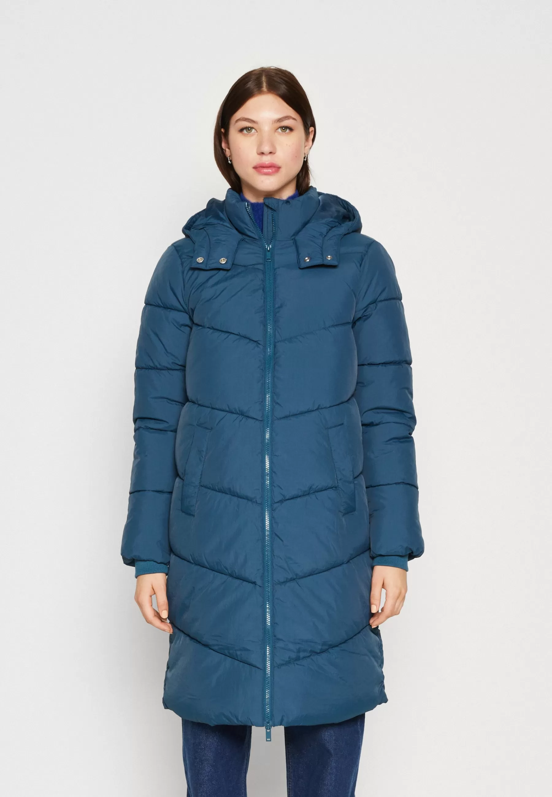 Femme Pieces Pcjamilla Long Puffer - Manteau D'Hiver