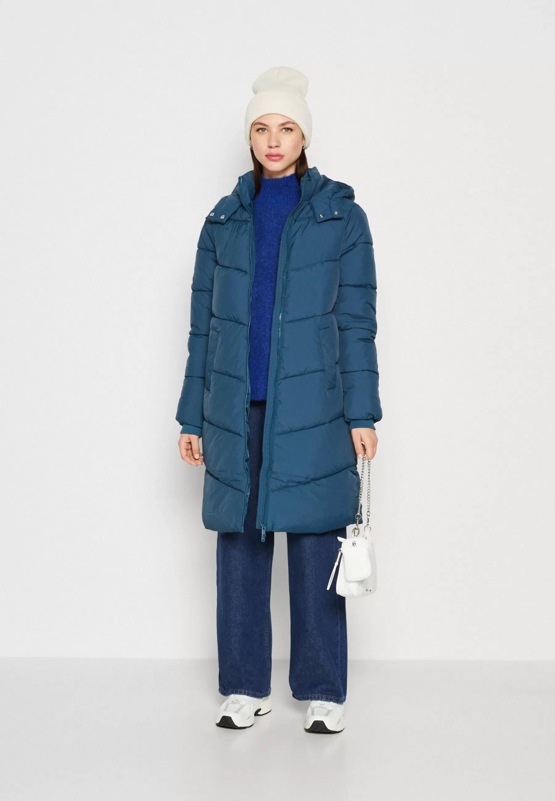 Femme Pieces Pcjamilla Long Puffer - Manteau D'Hiver