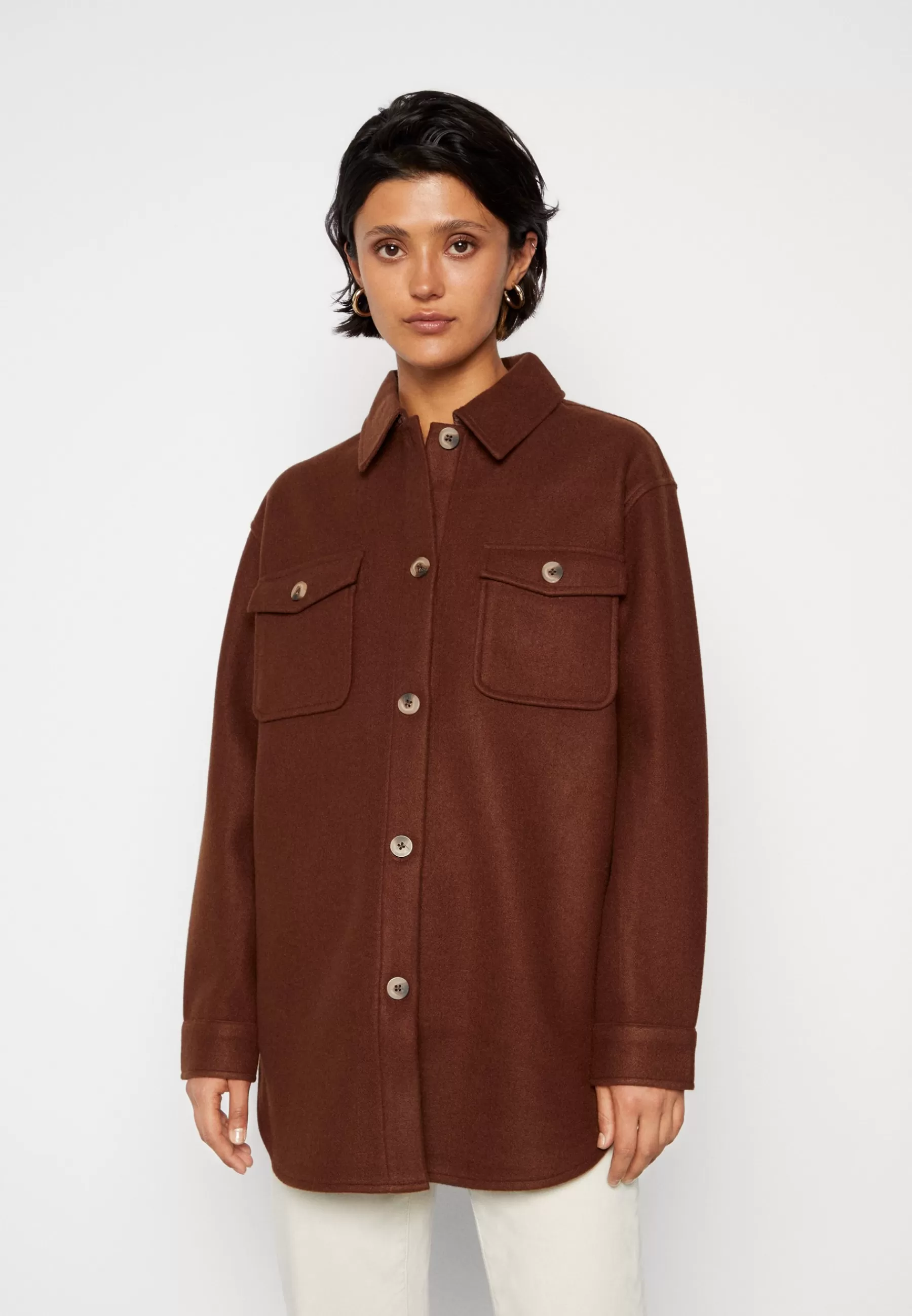 Pcjudy Shacket - Manteau Court | Pieces Clearance