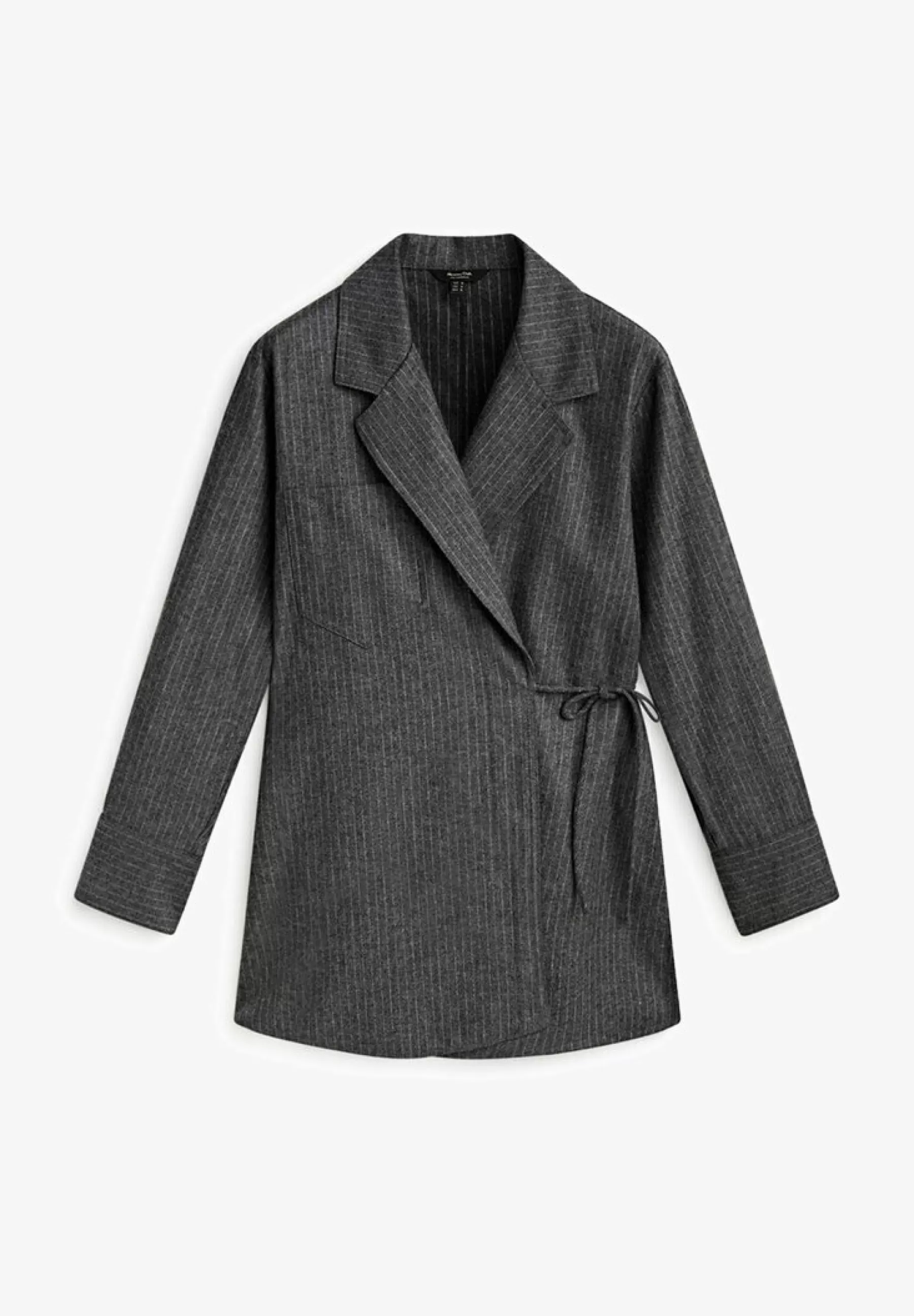 Femme Massimo Dutti Pinstripe Kimono Co-Ord - Manteau Classique