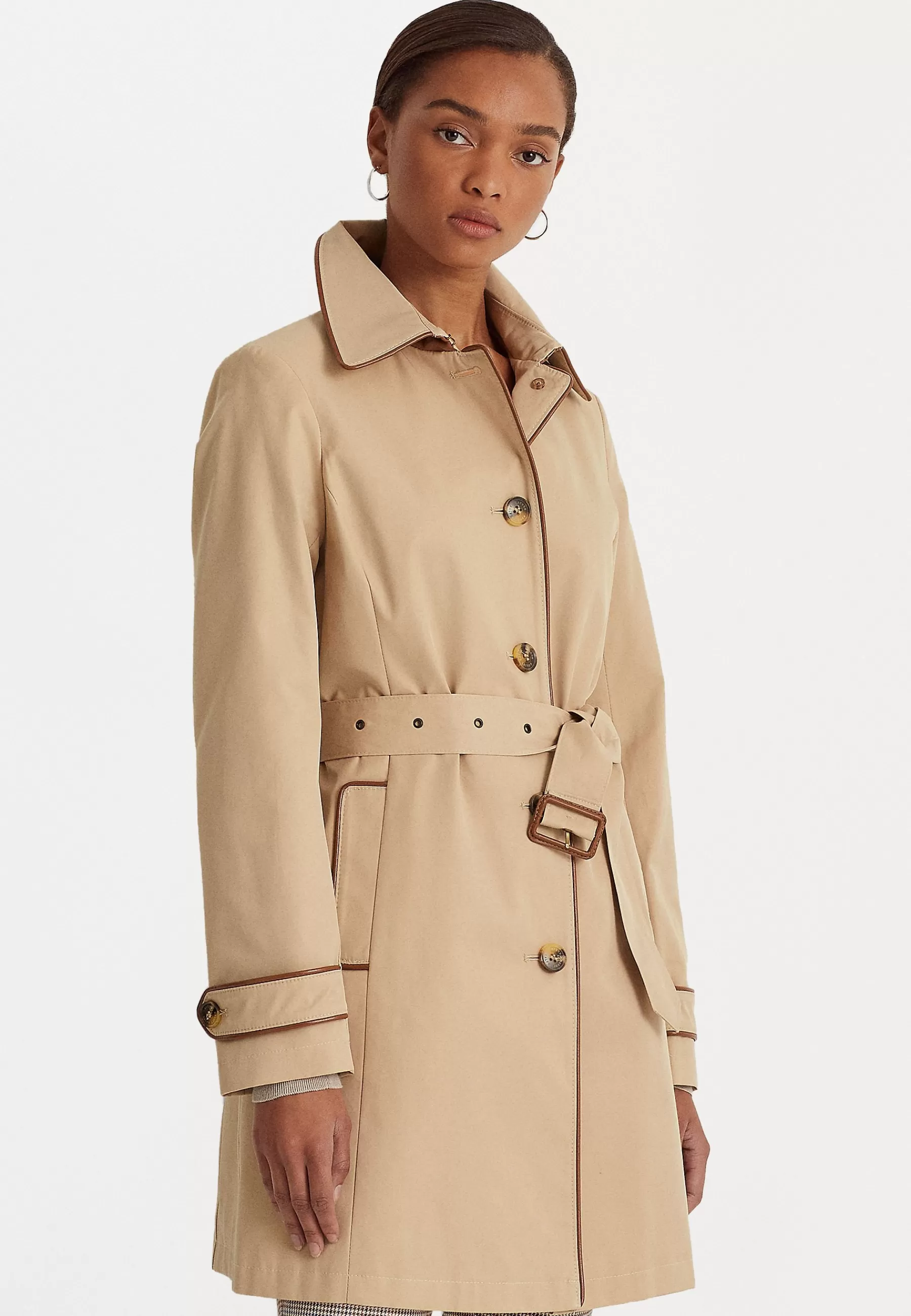 Piping Lined Coat - Trench | Lauren Ralph Lauren Store