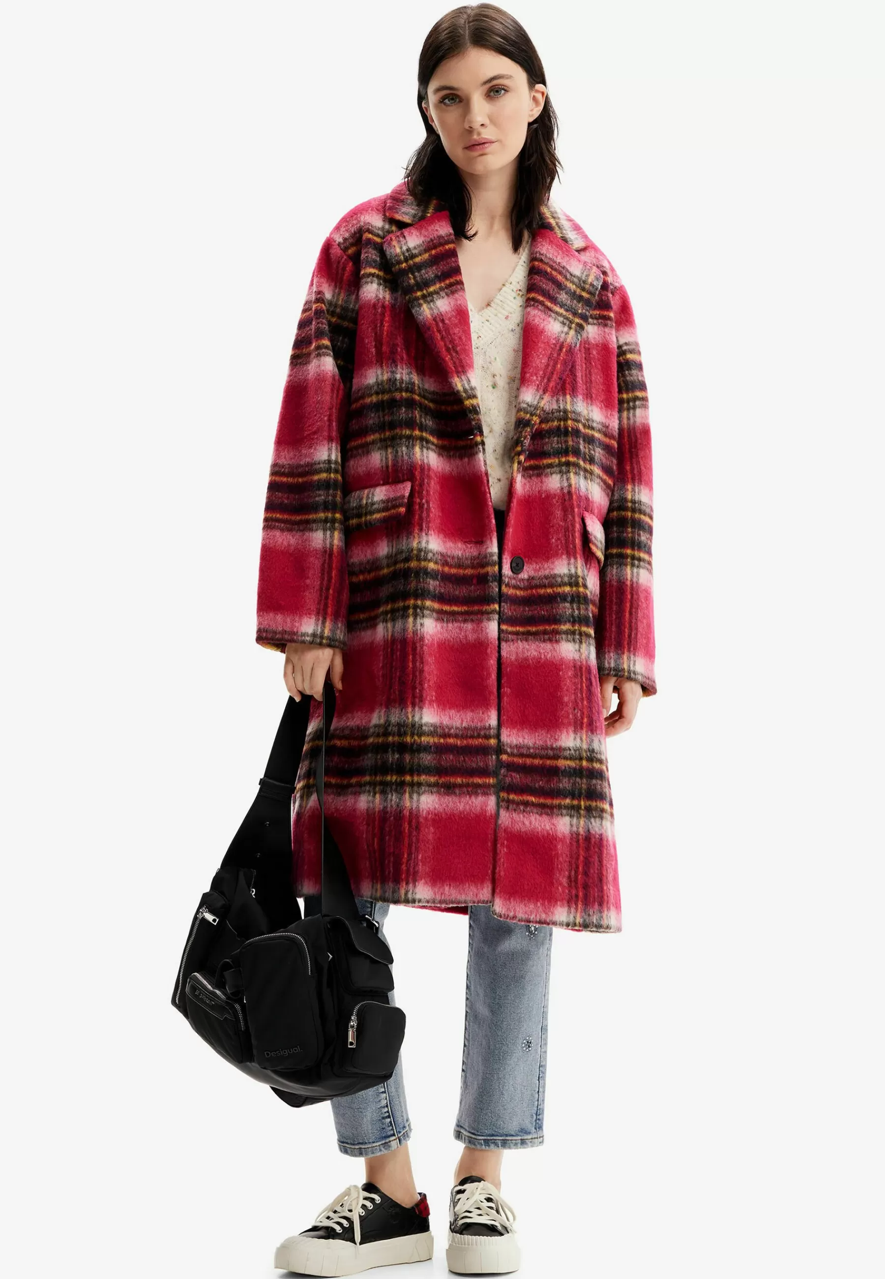 Plaid - Manteau Classique | Desigual Store