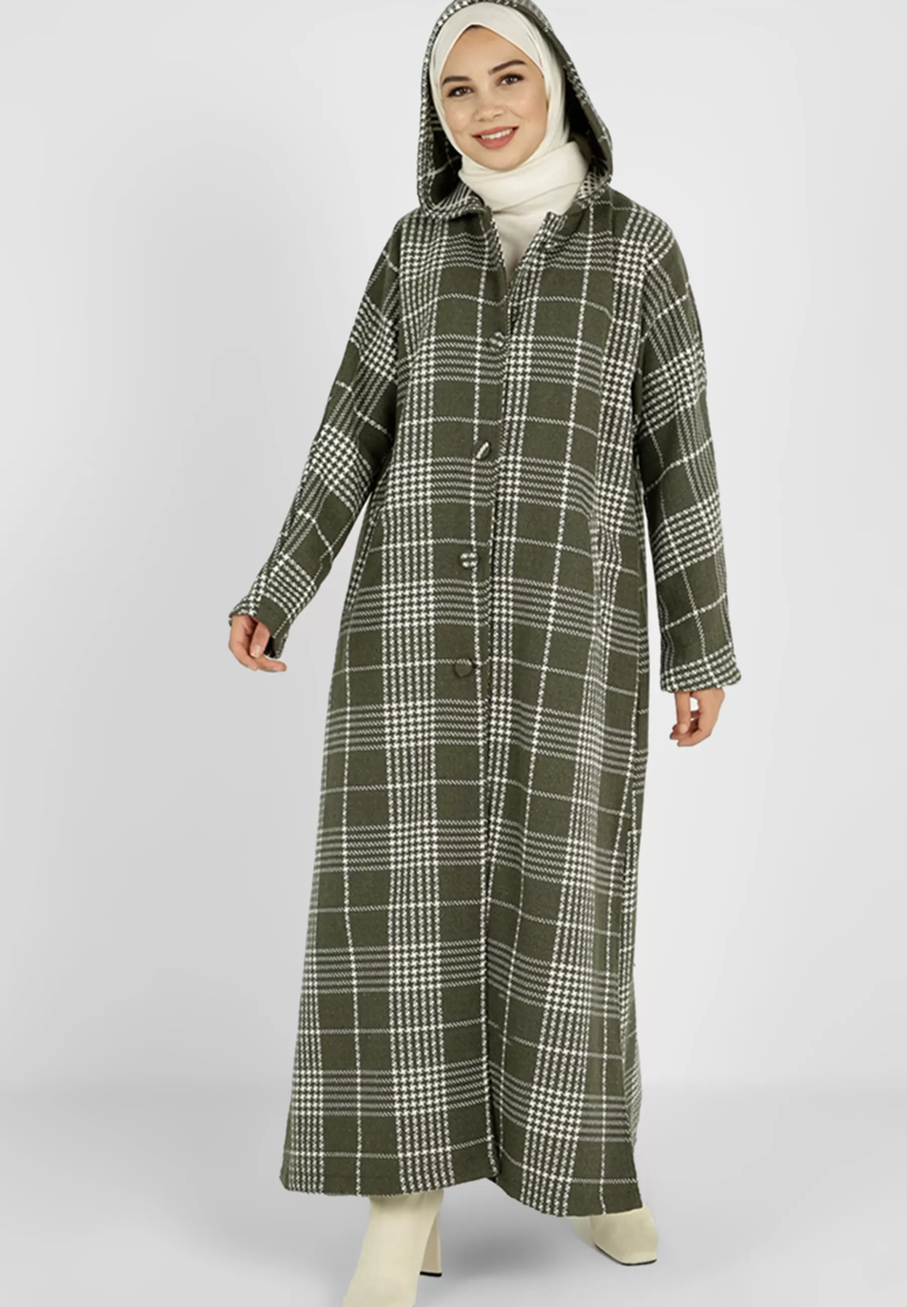 Femme Modanisa Plaid - Tavin - Manteau Classique