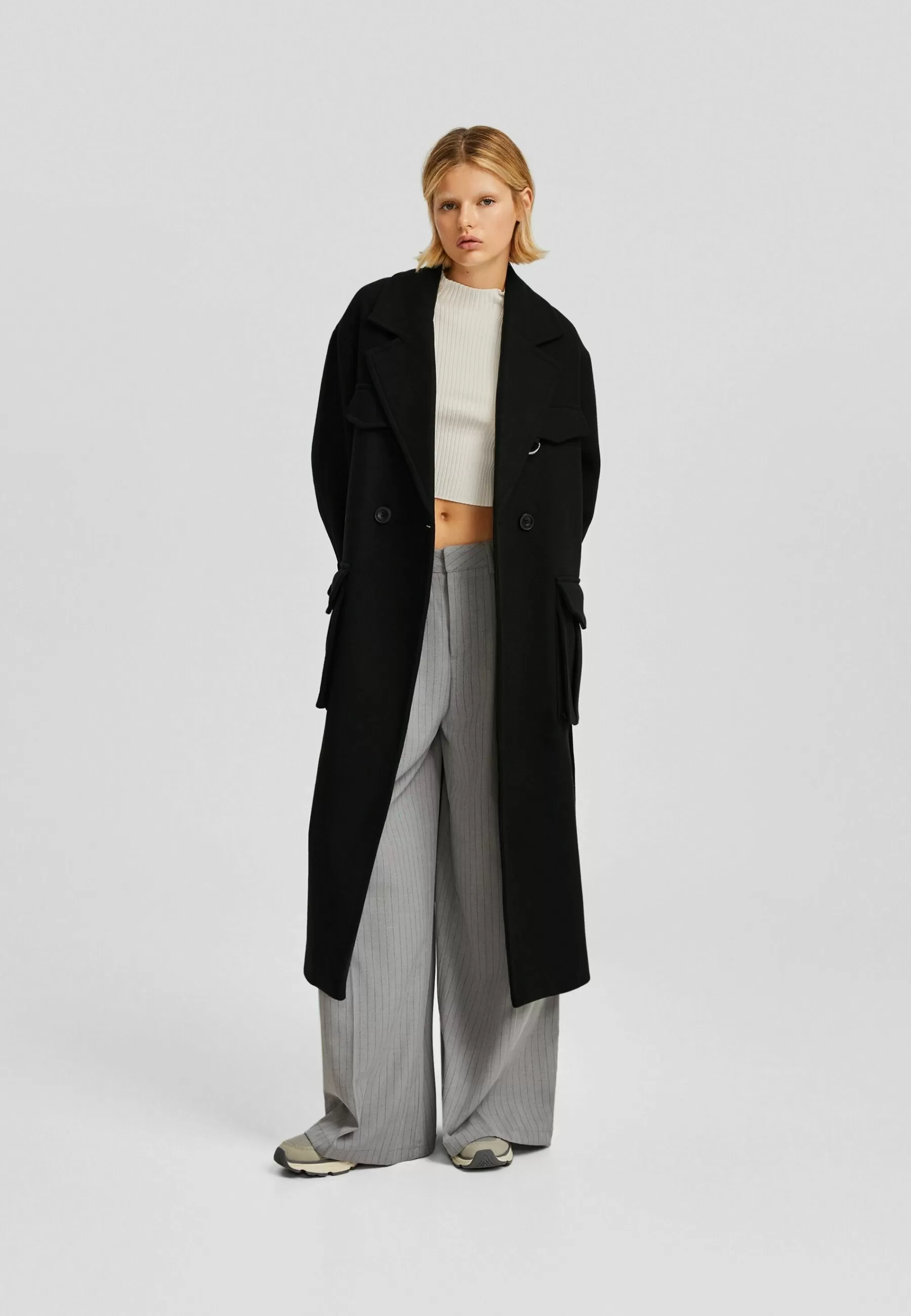 Pockets - Manteau Classique | Bershka Clearance