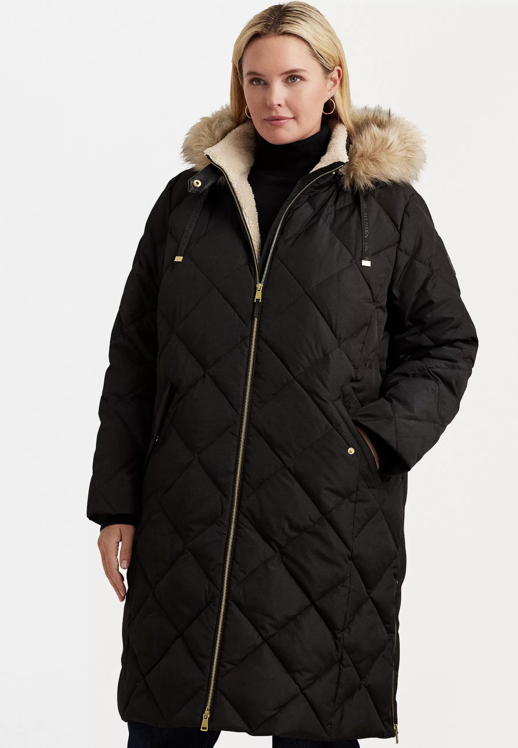 Femme Lauren Ralph Lauren Woman Puffer Insulated Coat - Doudoune