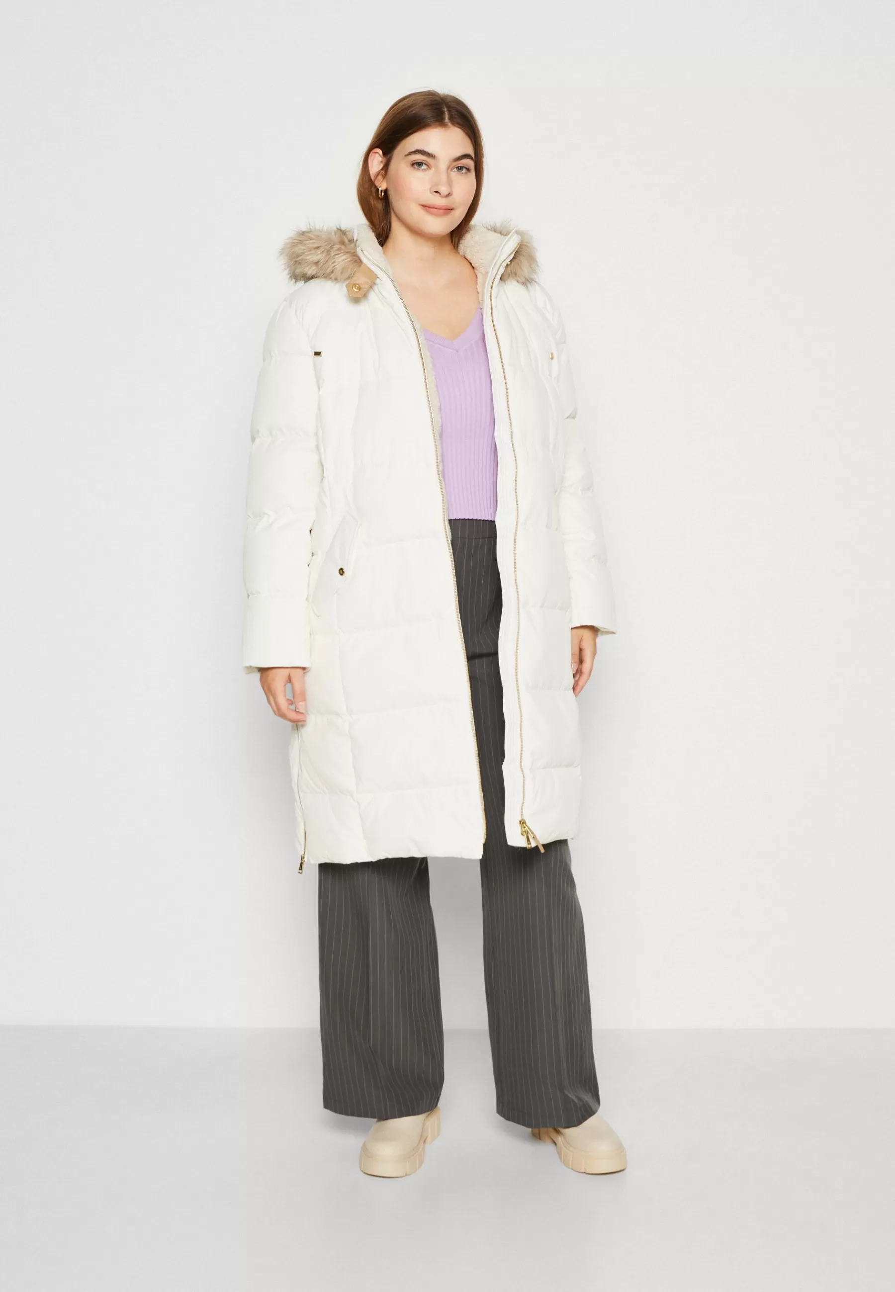 Femme Lauren Ralph Lauren Woman Puffer Insulated Coat - Doudoune