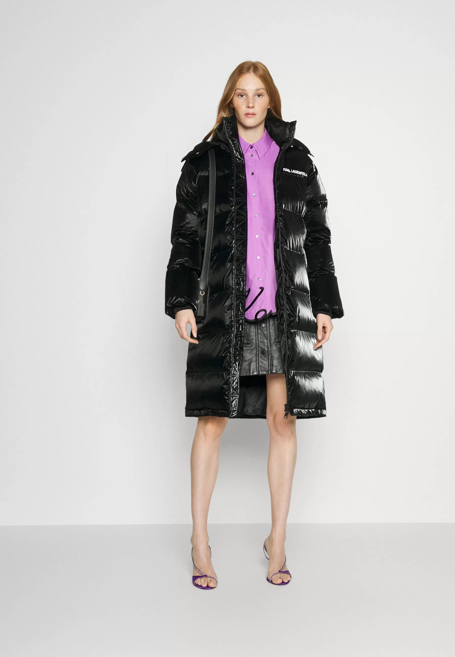 Femme KARL LAGERFELD Quilted Coat - Manteau D'Hiver