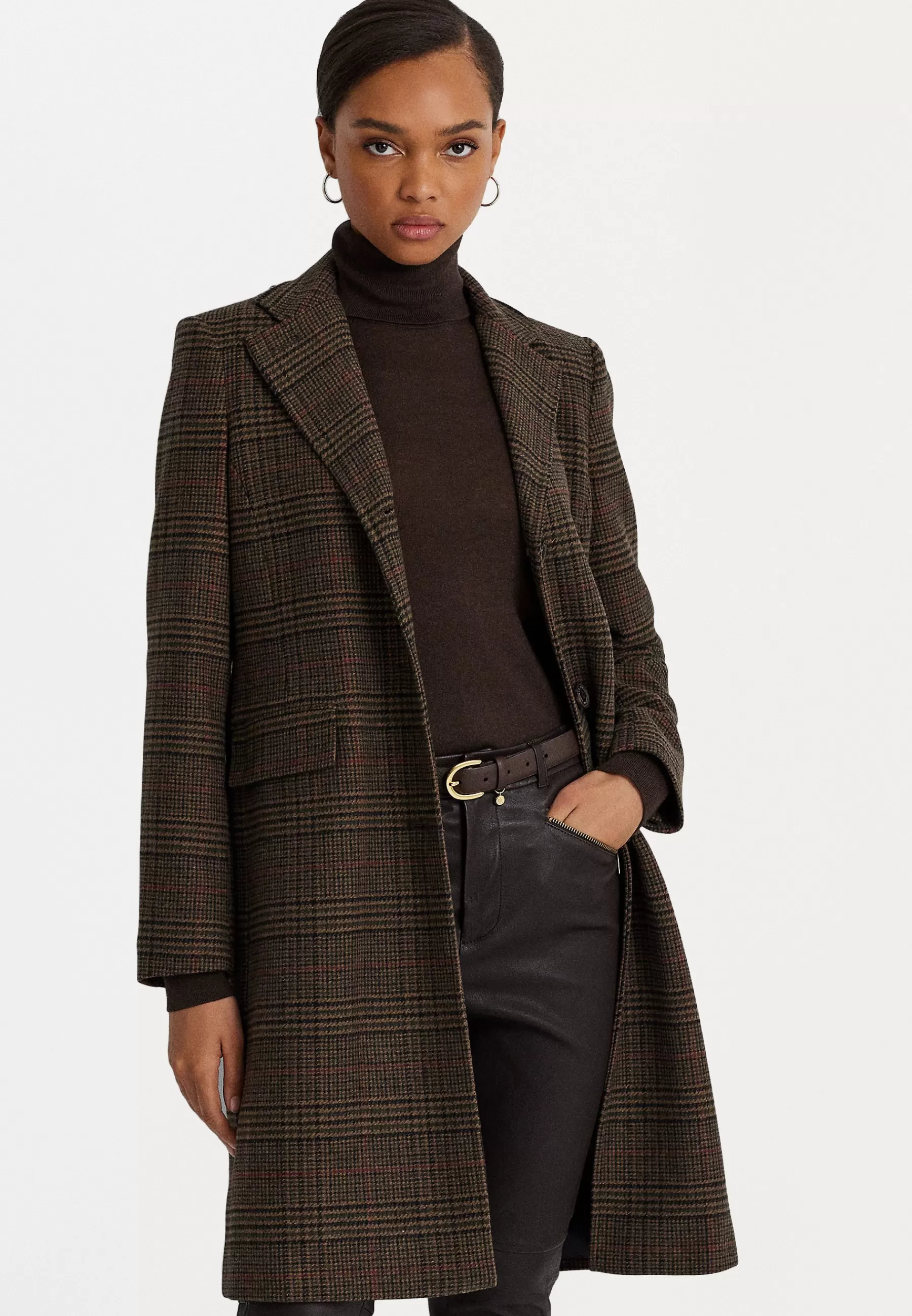 Femme Lauren Ralph Lauren Reefer Lined Coat - Manteau Classique