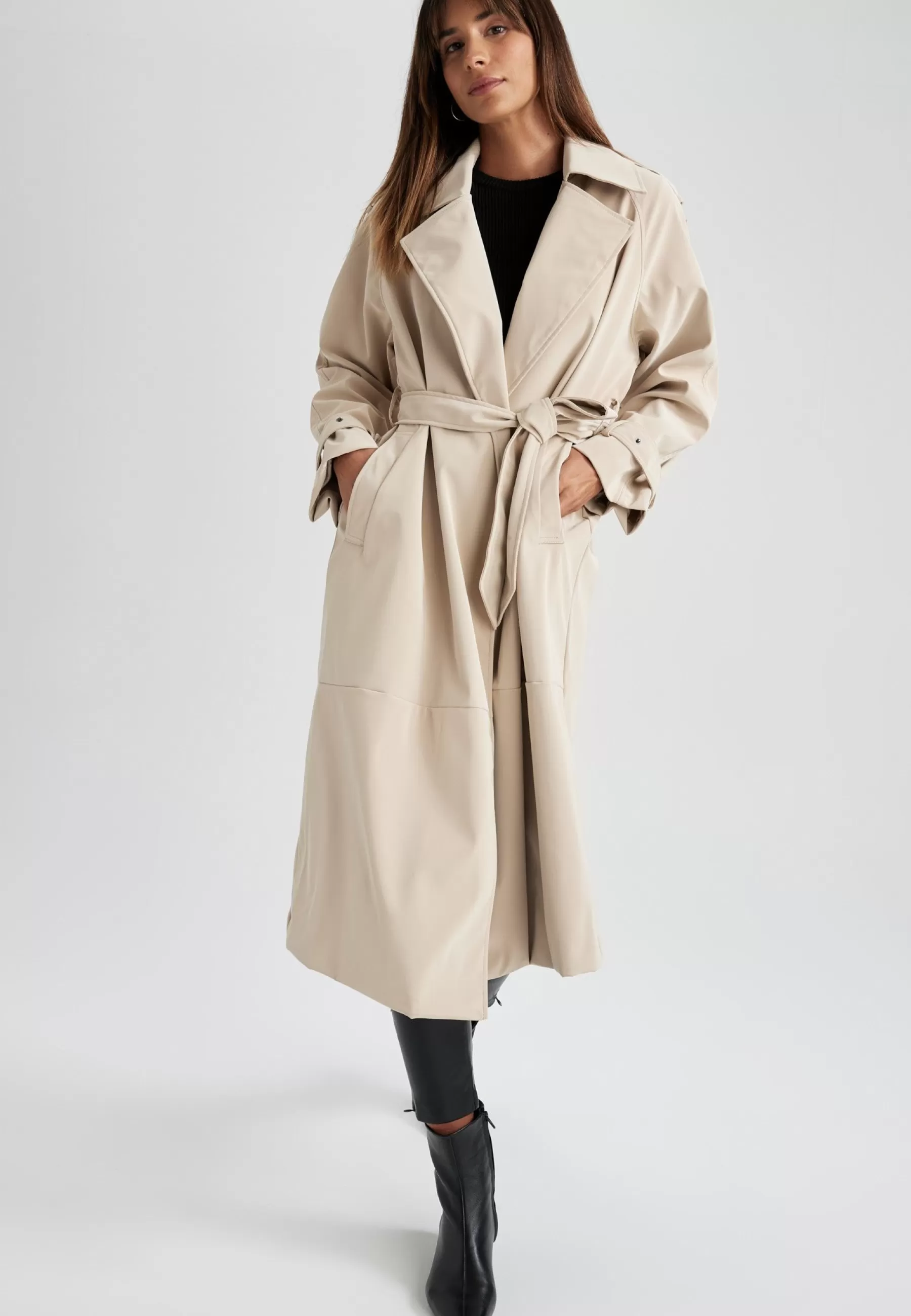 Regular Fit - Trench | DeFacto Discount