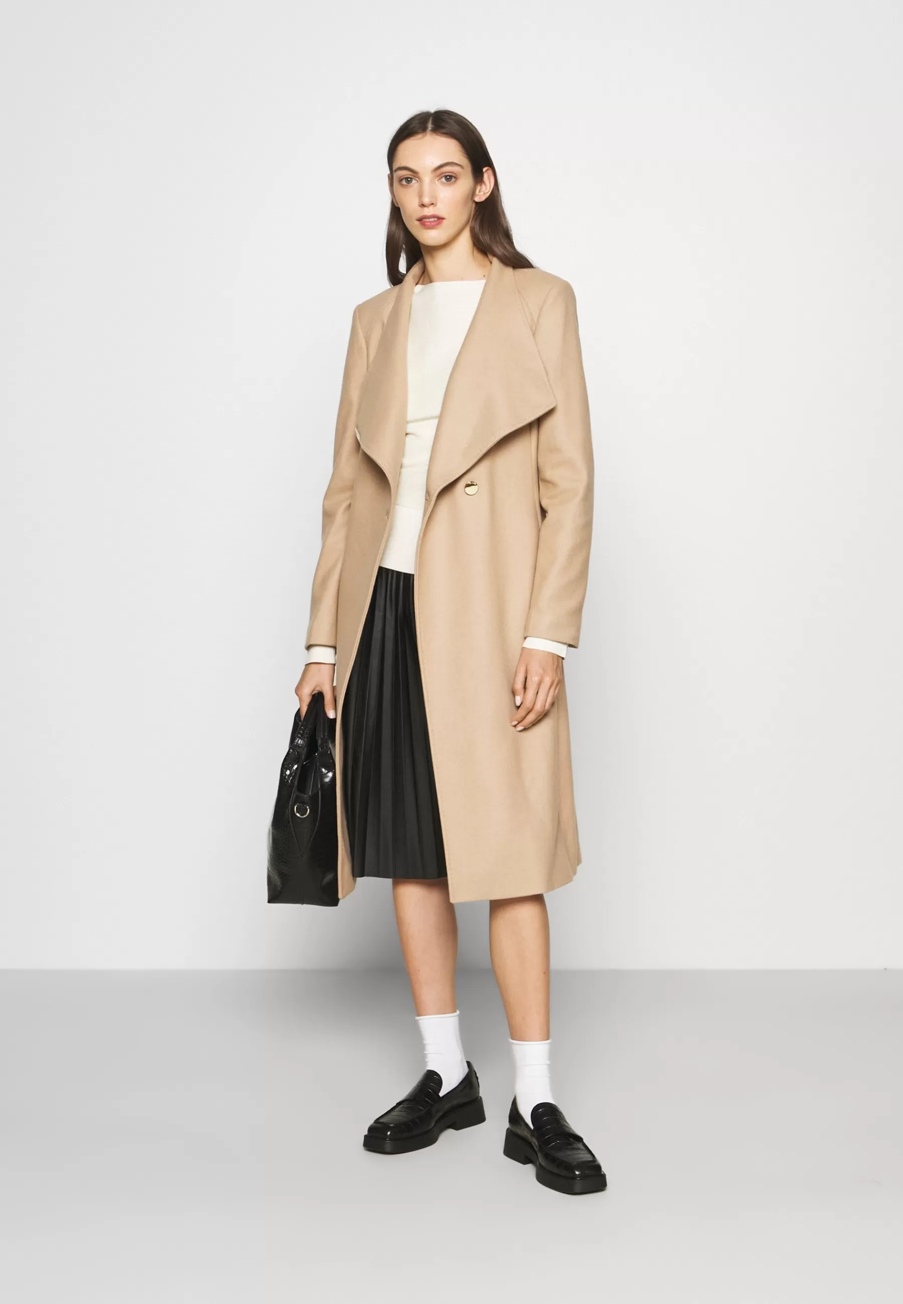 Rose Wrap Coat With Shoulder Panels - Manteau Classique | Ted Baker Cheap