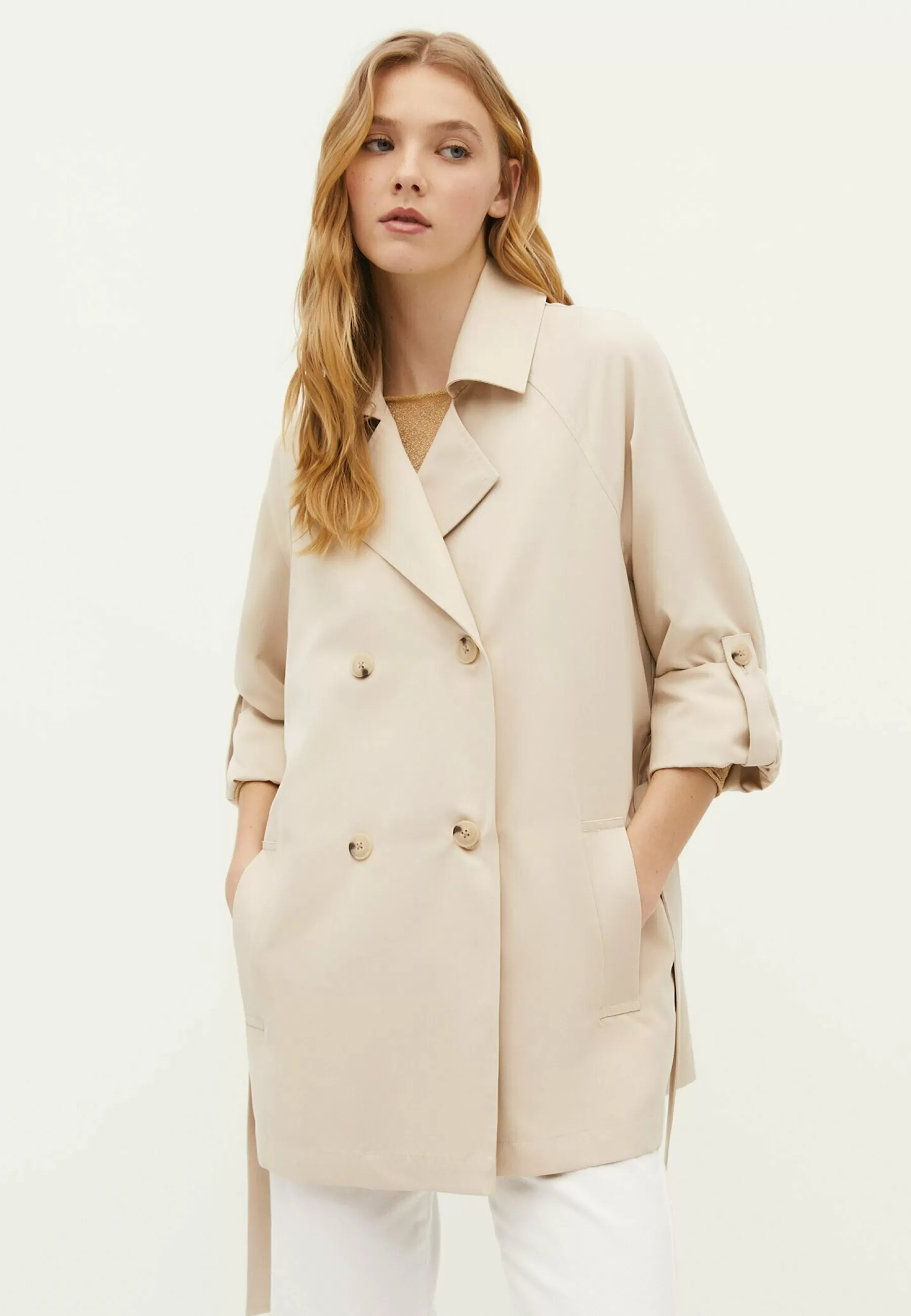 Short Flowing - Trench | Stradivarius Cheap