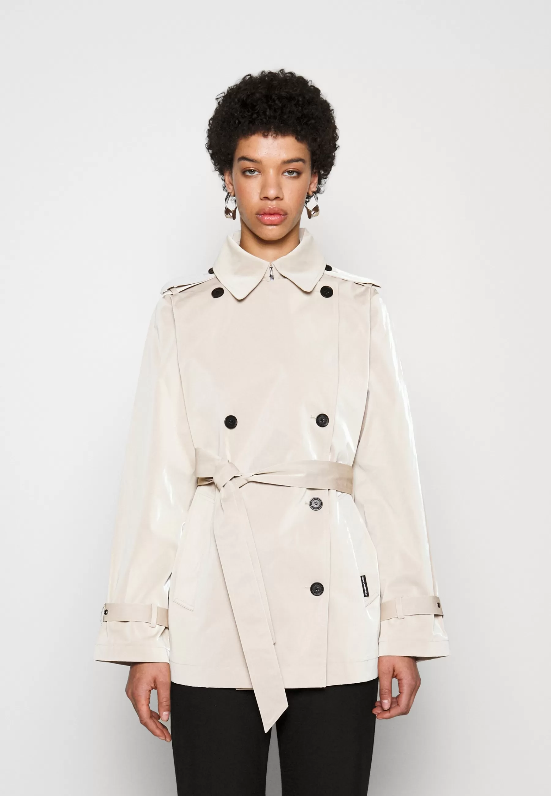 Short Trench - Trench | KARL LAGERFELD Best Sale