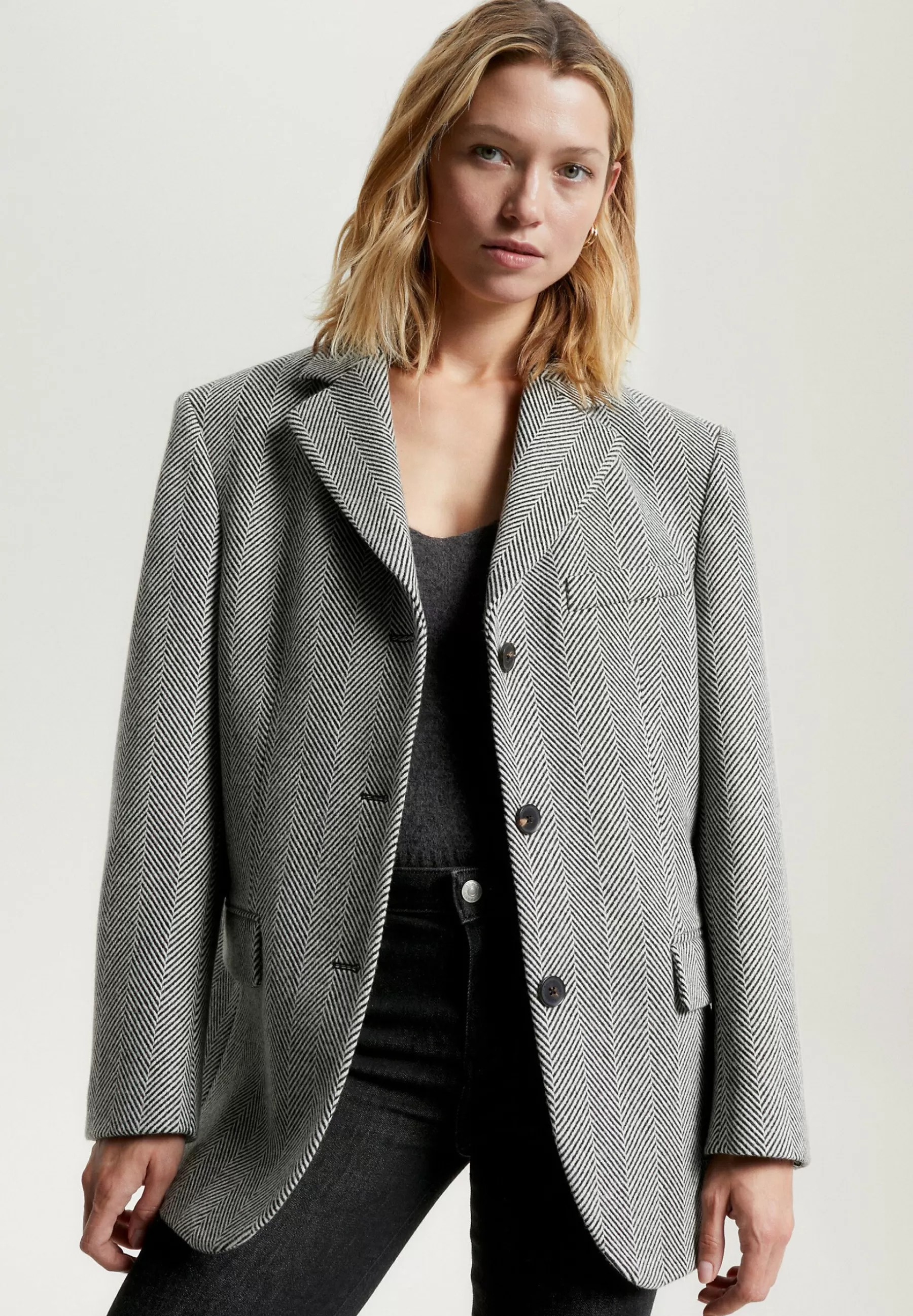 Single Breasted Oversized - Manteau Court | Tommy Hilfiger Store