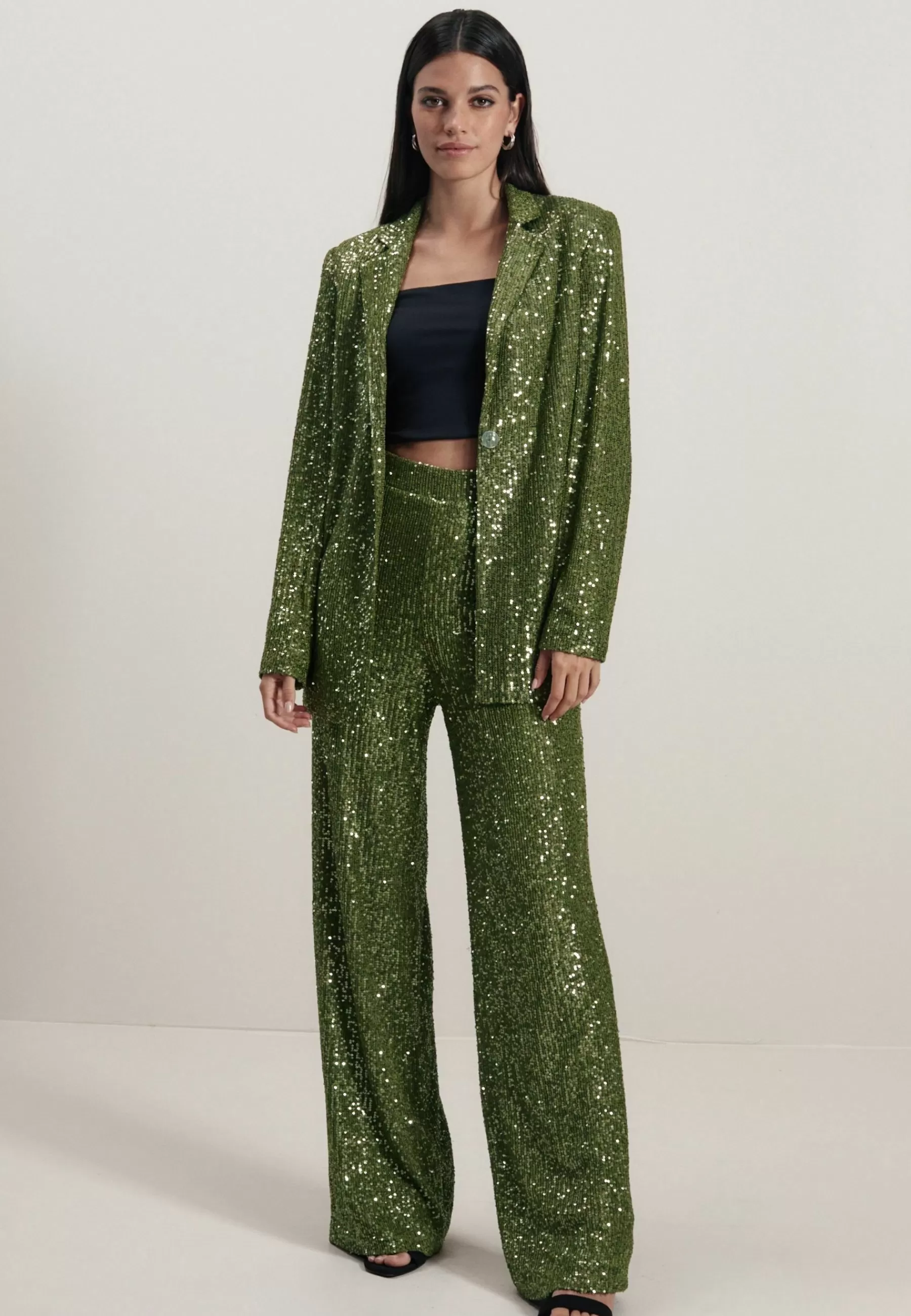 Single Breasted Sequin - Manteau Court | Next Fashion