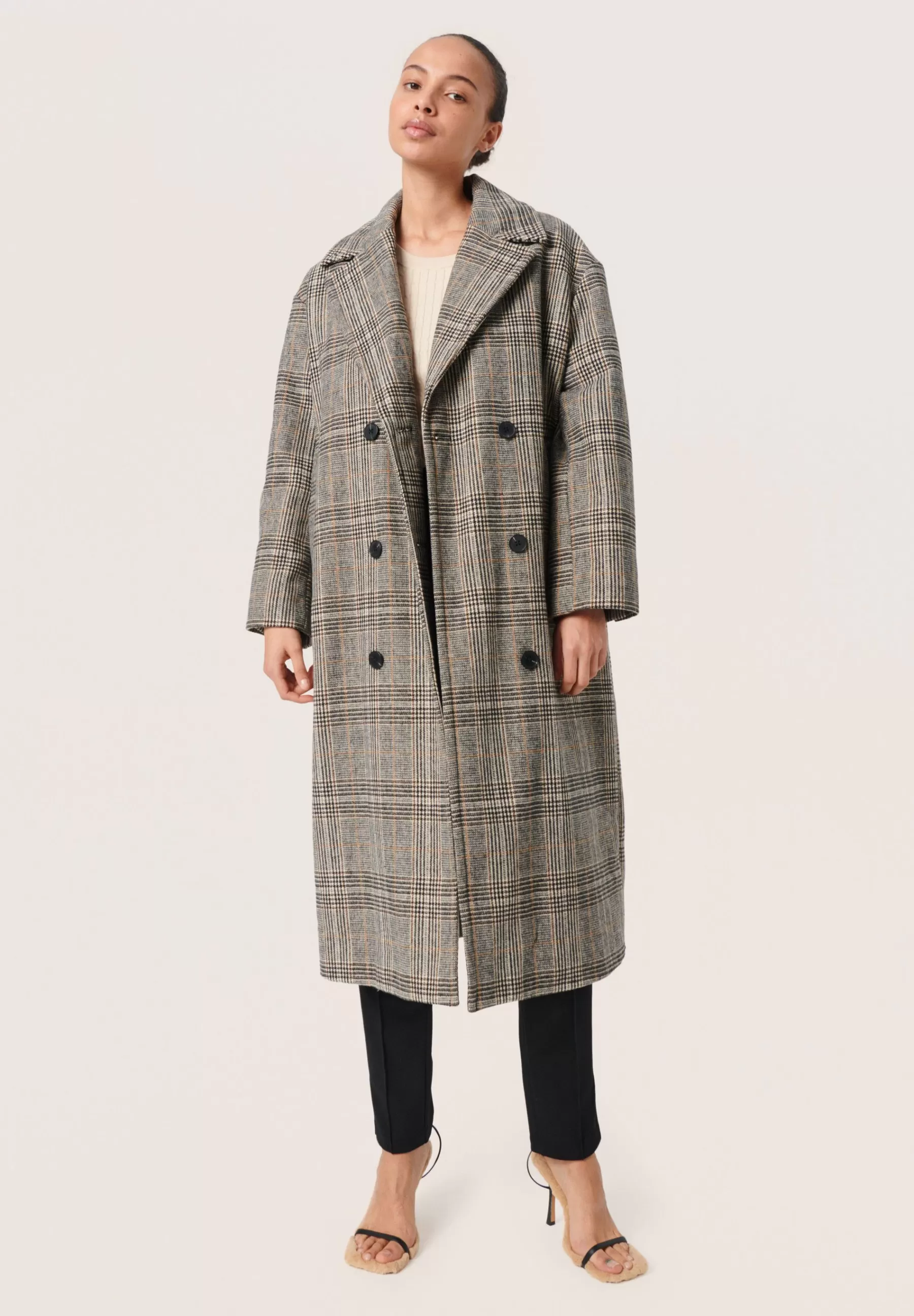 Slchicka Checked - Manteau Classique | Soaked in Luxury Clearance