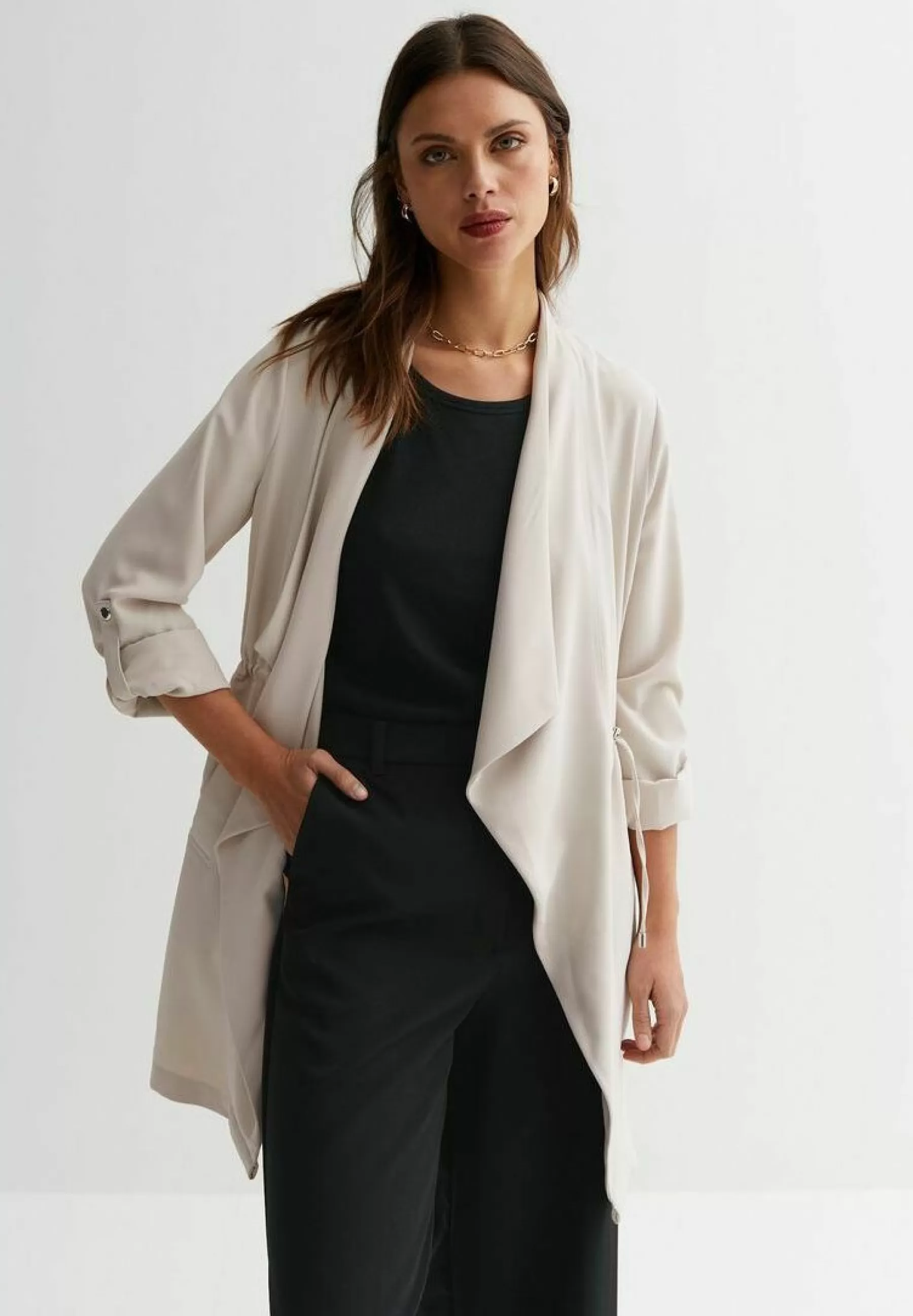 Sleeve Waterfall Duster - Manteau Court | New Look Cheap