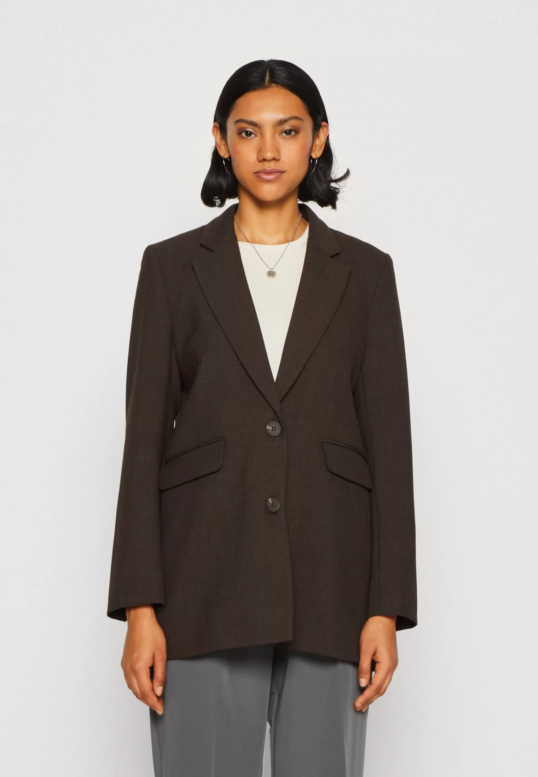 Slfrita Relaxed Blazer Java - Manteau Court | Selected Femme Cheap