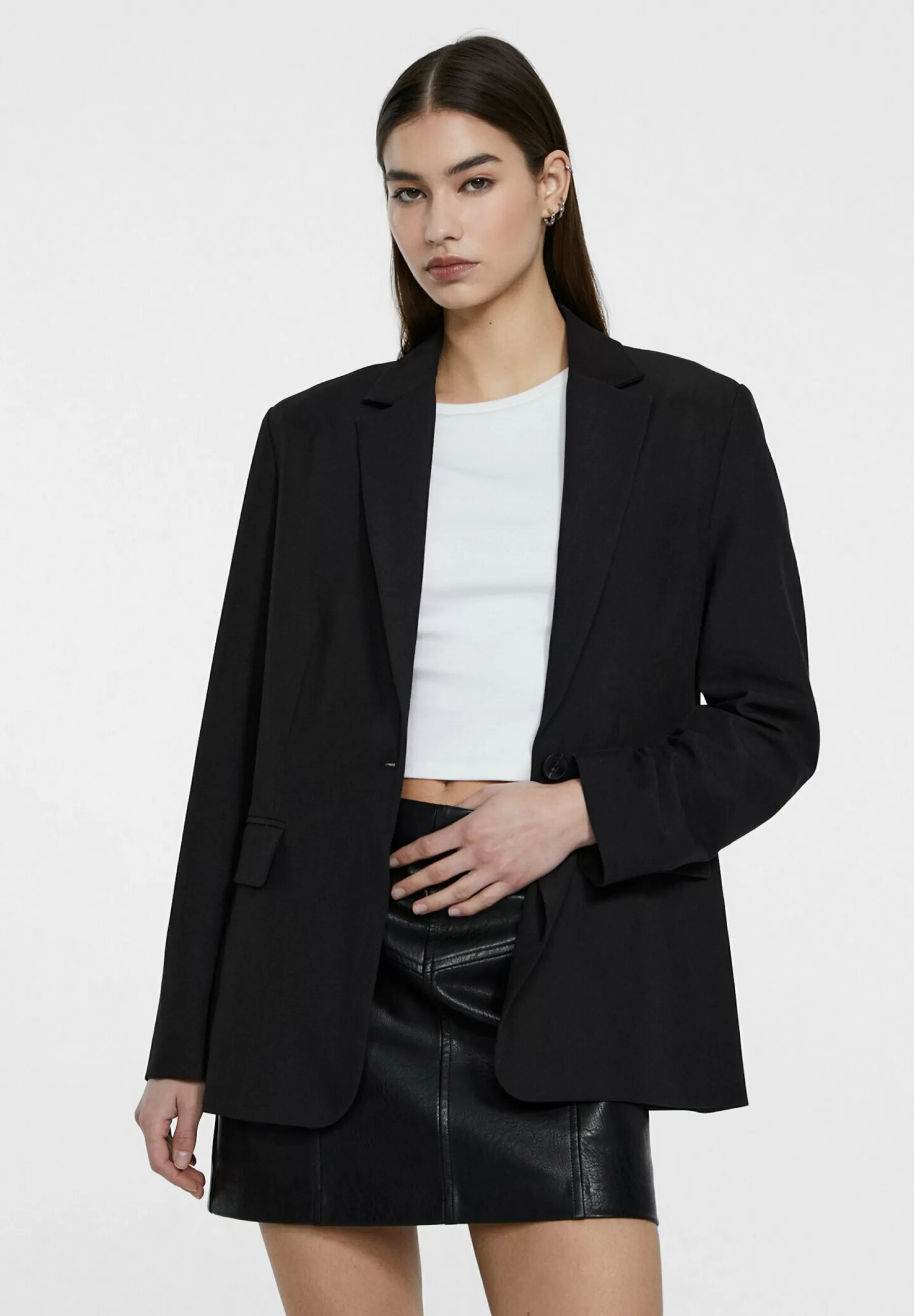 Straight Fit - Manteau Court | Stradivarius Sale