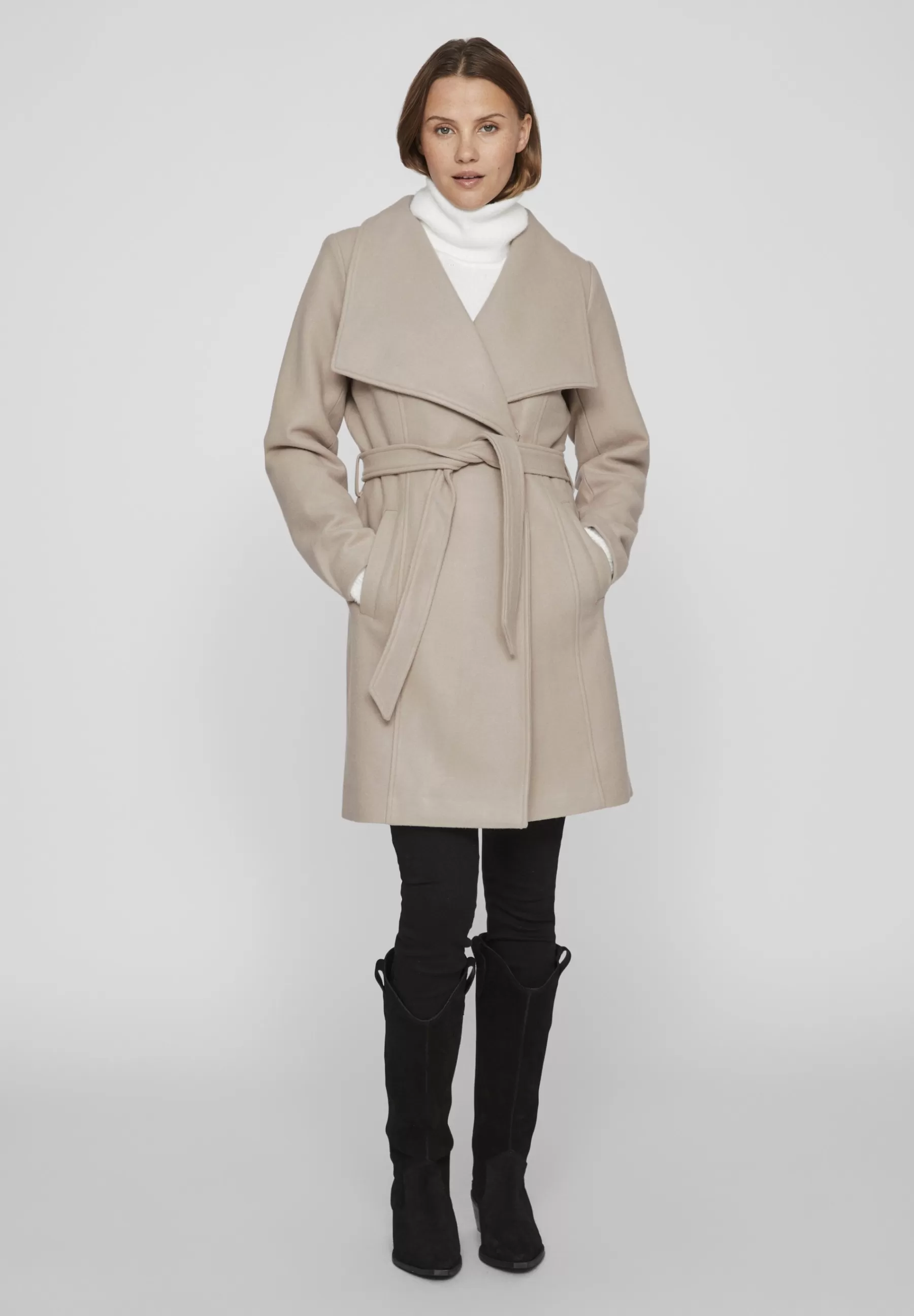 Taillengurtel - Manteau Court | VILA Outlet