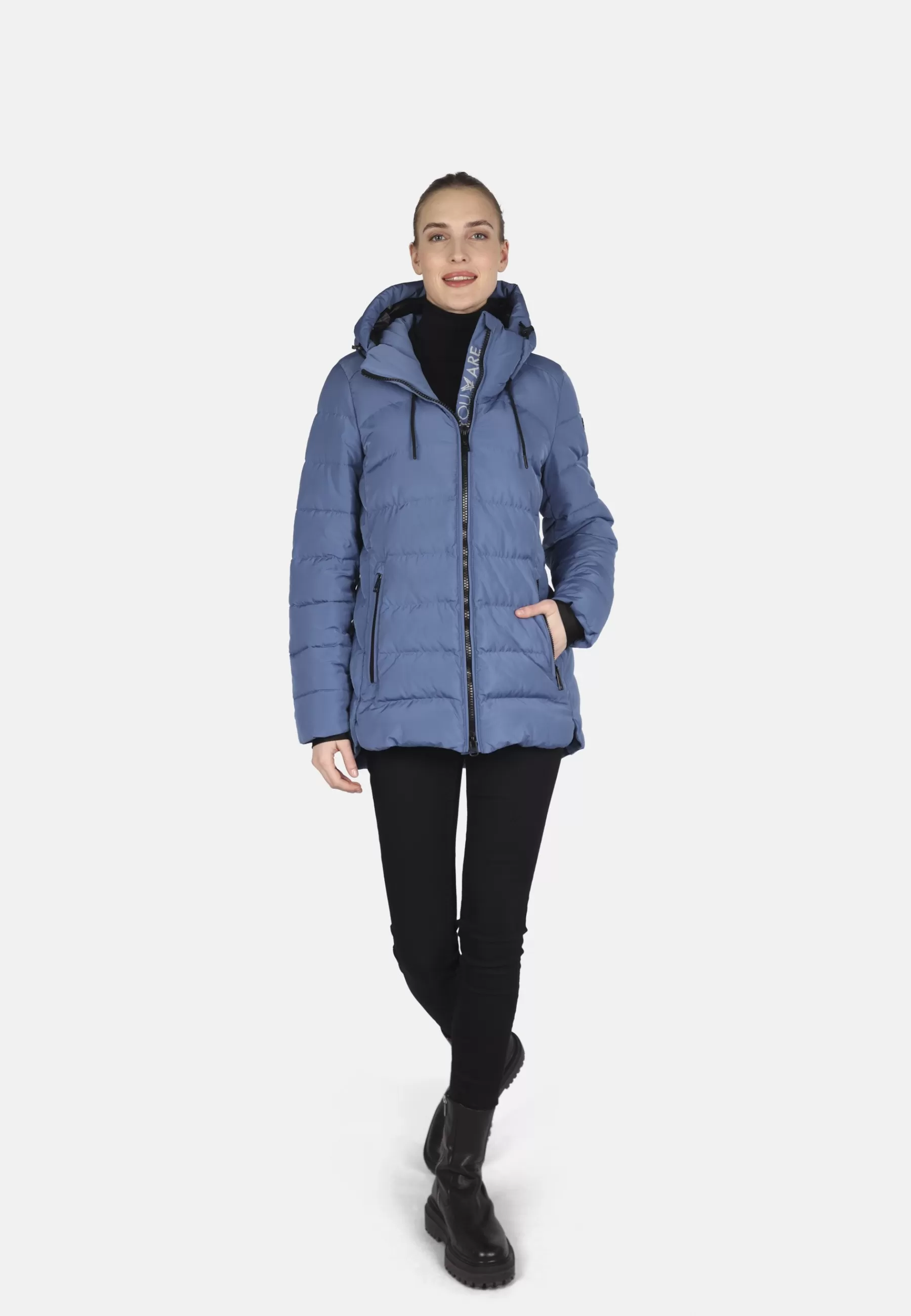 Femme FUCHS SCHMITT Thermore Mit Reissverschluss Und Kapuze Mit Tunnelzug - Manteau D'Hiver