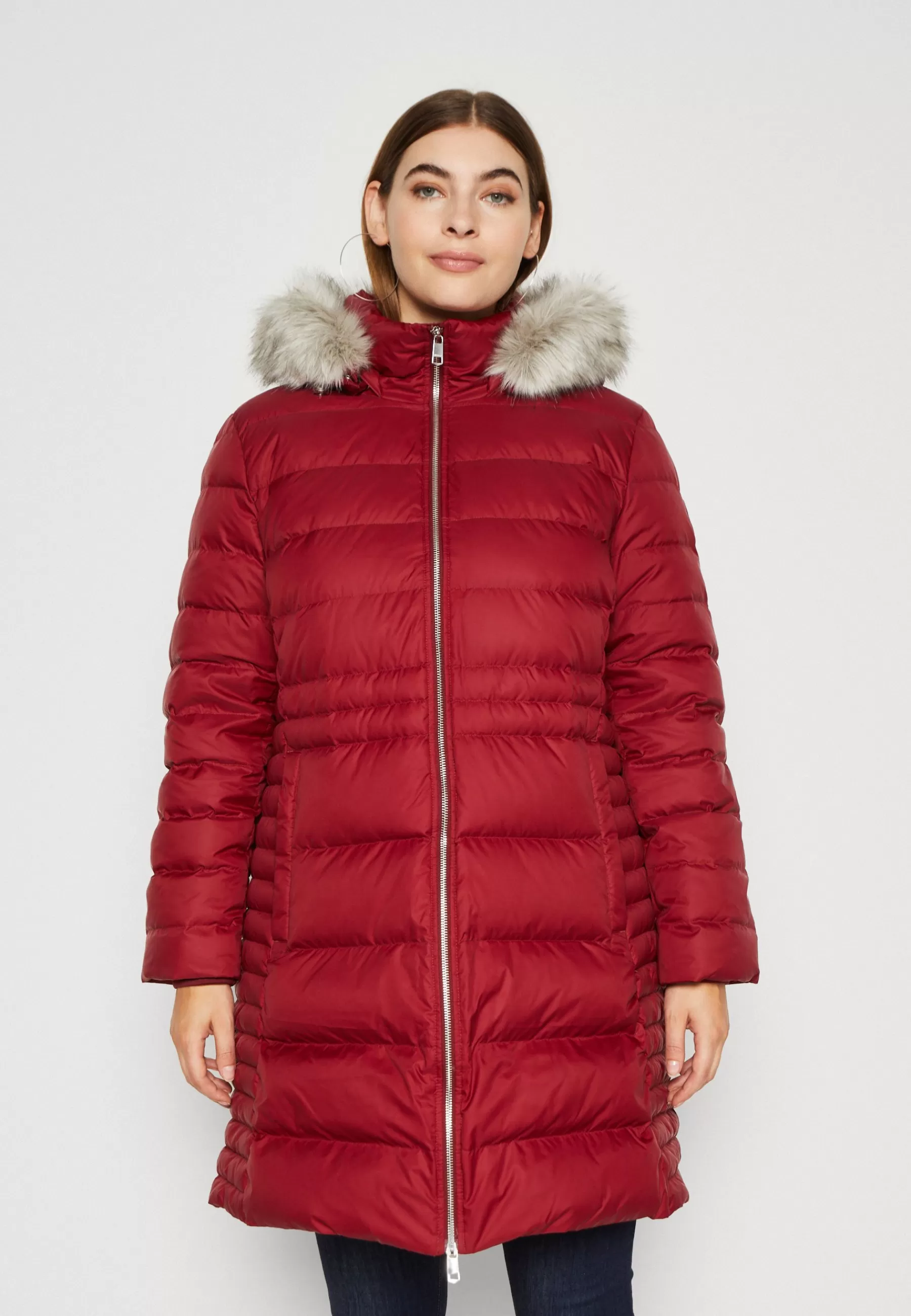 Femme Tommy Hilfiger Curve Tyra Coat - Doudoune