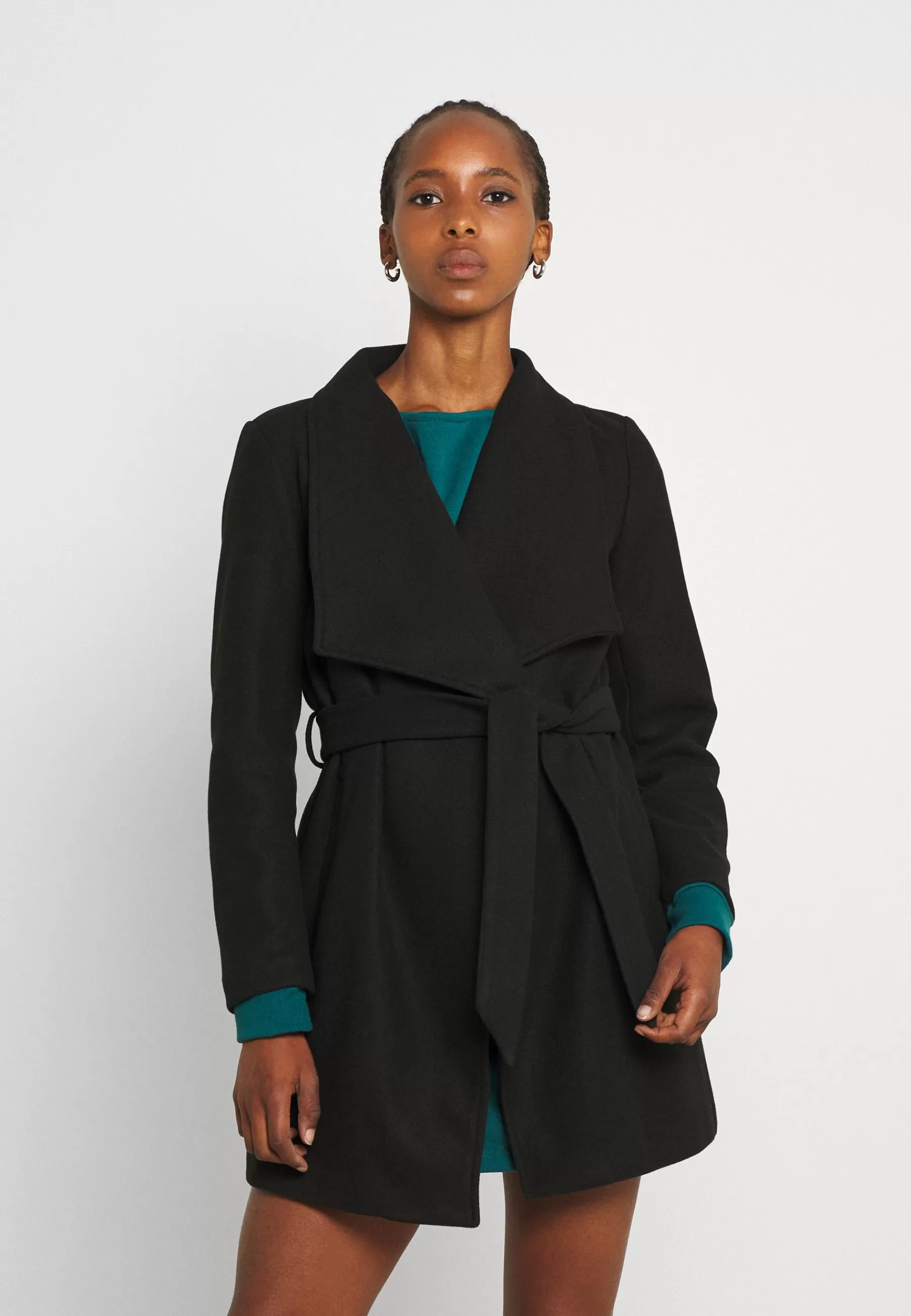 Vicooley Collar Belt Noos - Manteau Court | VILA Fashion