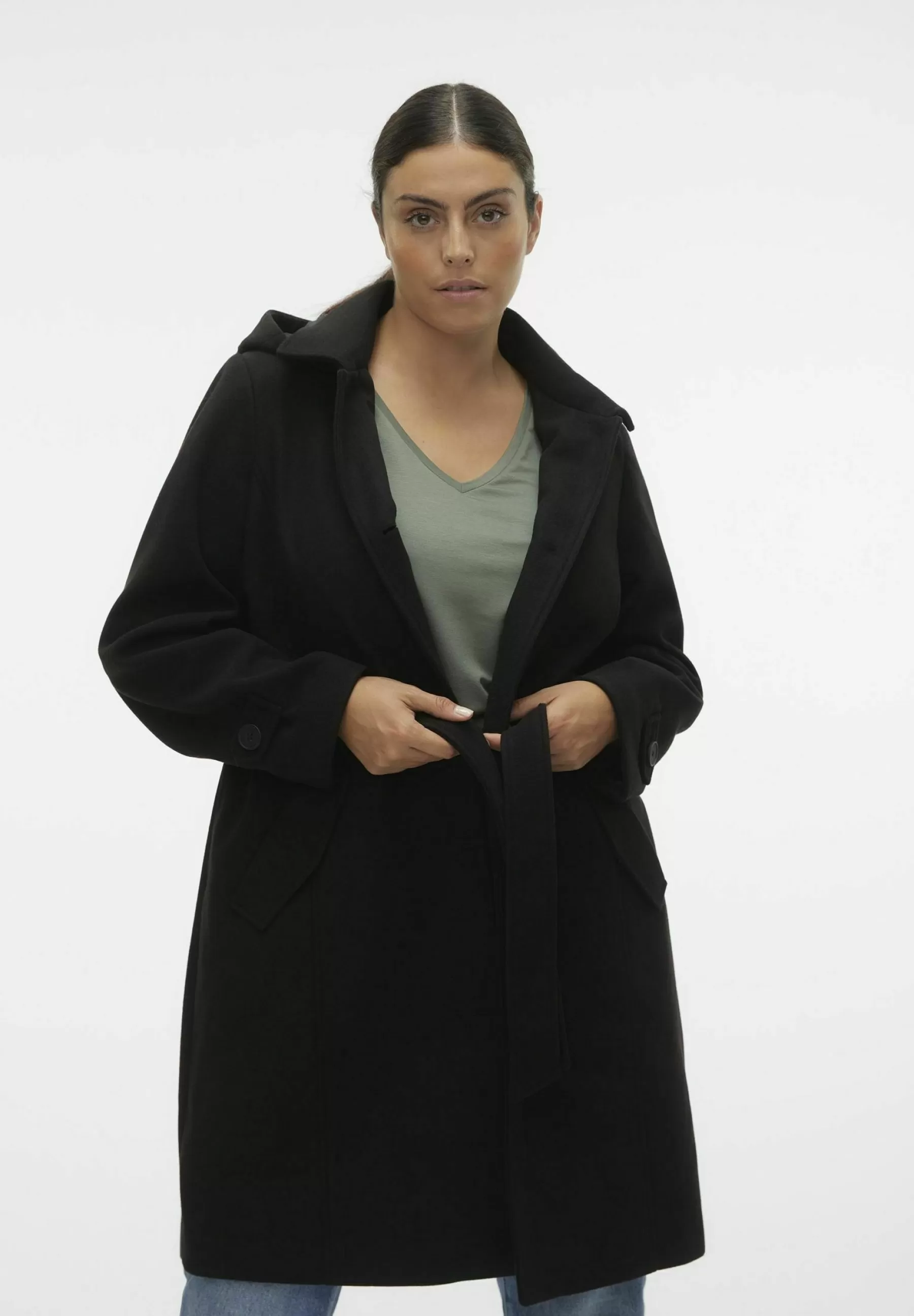 Femme Vero Moda Curve Vmcvincechelsea Cur Exc - Manteau Classique