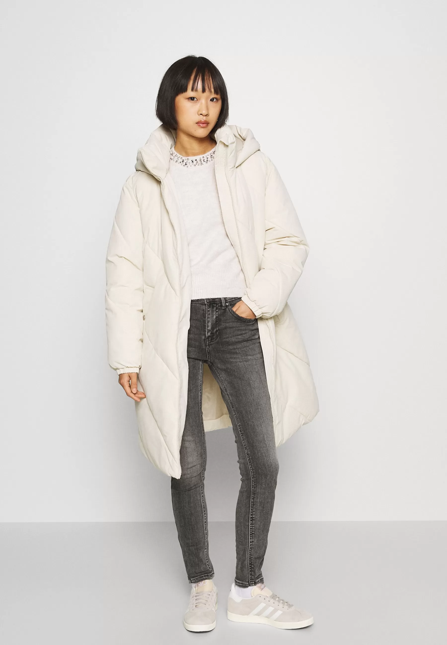 Femme Vero Moda Petite Vmelanordora Long Coat - Manteau D'Hiver