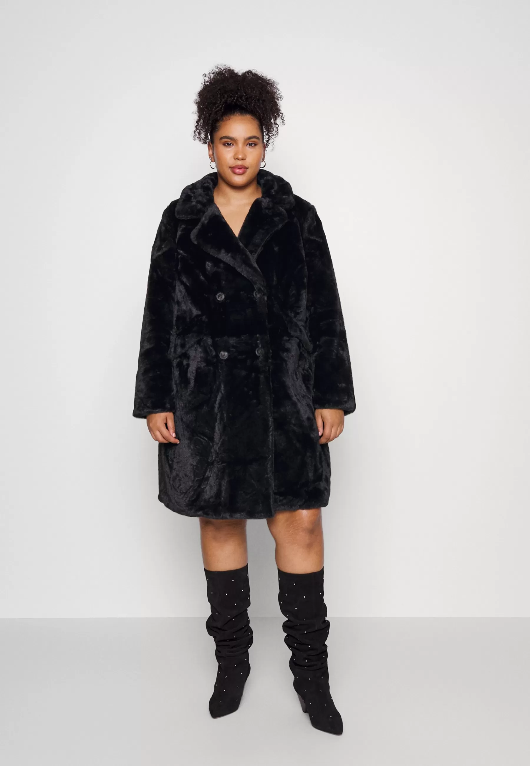 Vmsuielly Long Faux Coat Plus Size - Manteau Classique | Vero Moda Curve Flash Sale