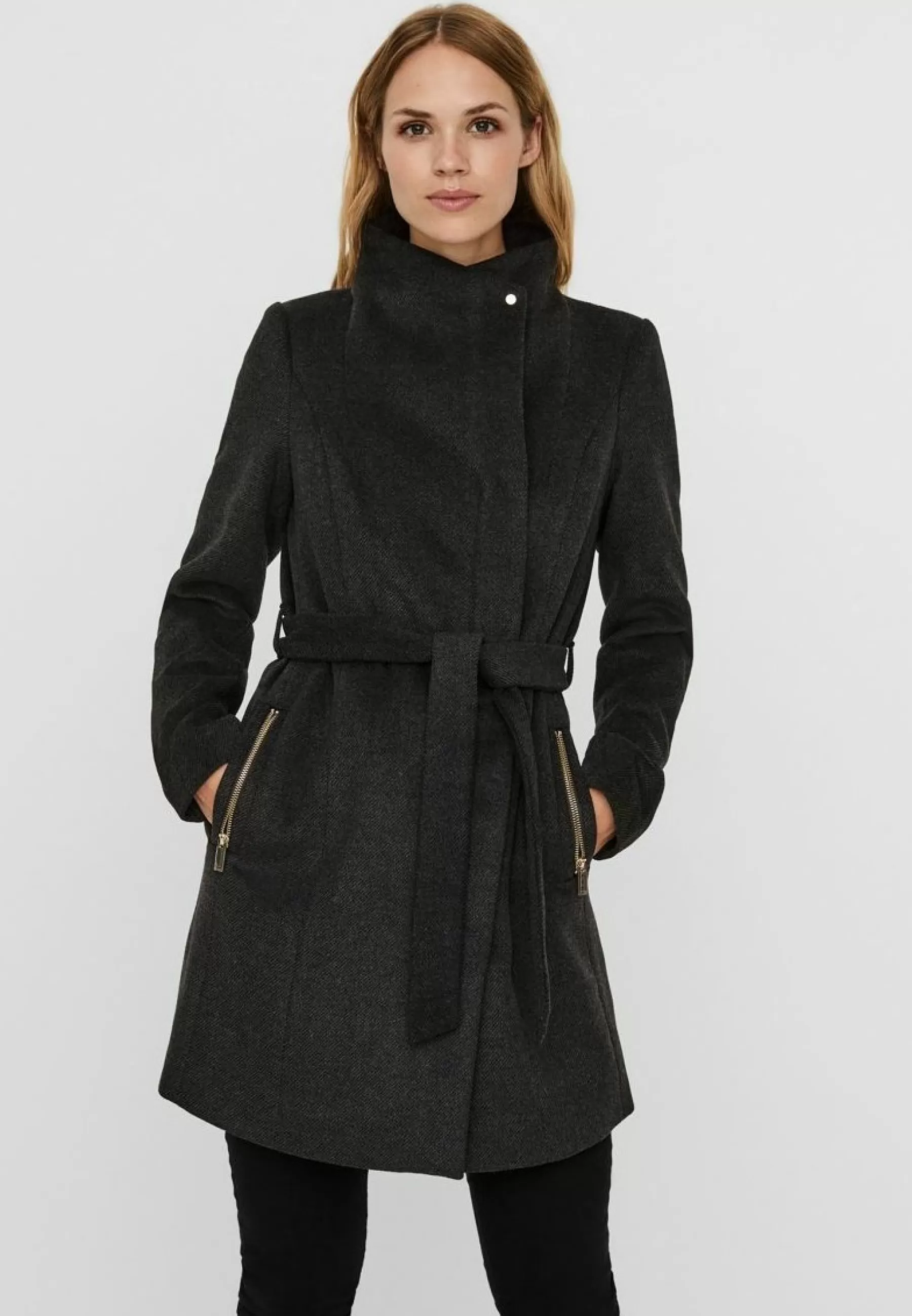 Vmtwodope Belt Jacket - Manteau Court | Vero Moda Cheap