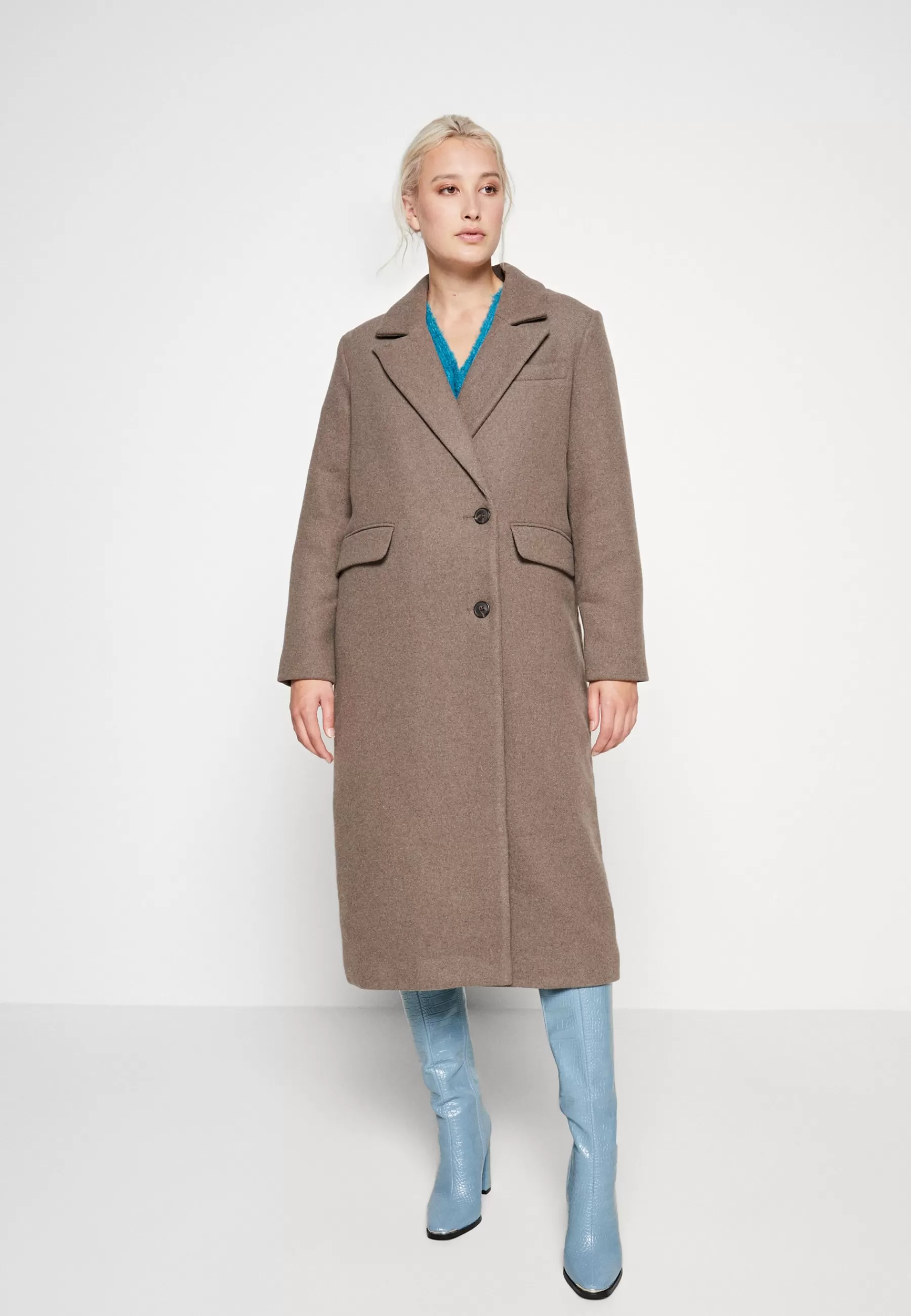 Femme Vero Moda Vmvenetavega Long Wool Coat - Manteau Classique