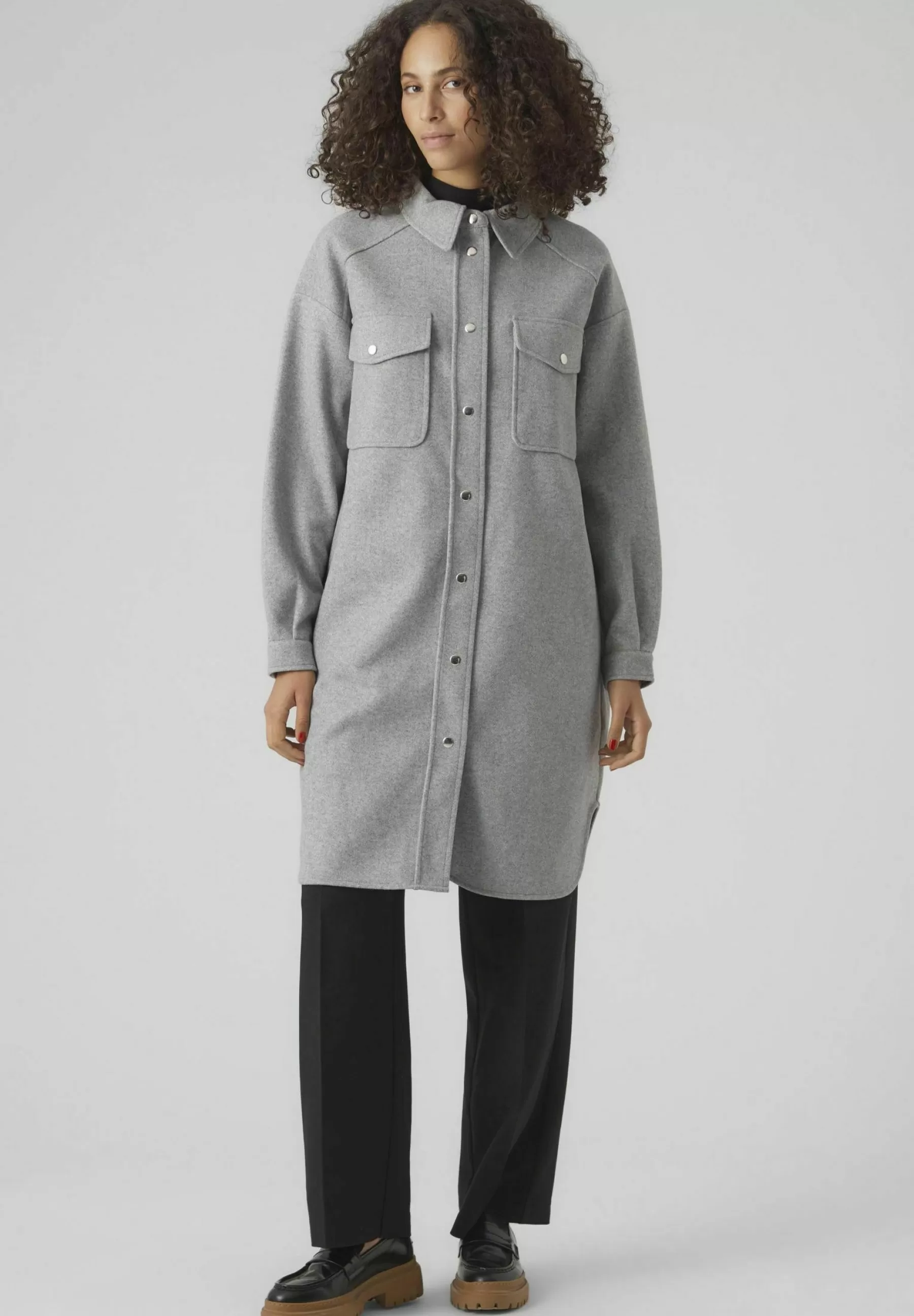 Vmvince Long Boxy Ls - Manteau Court | Vero Moda Shop