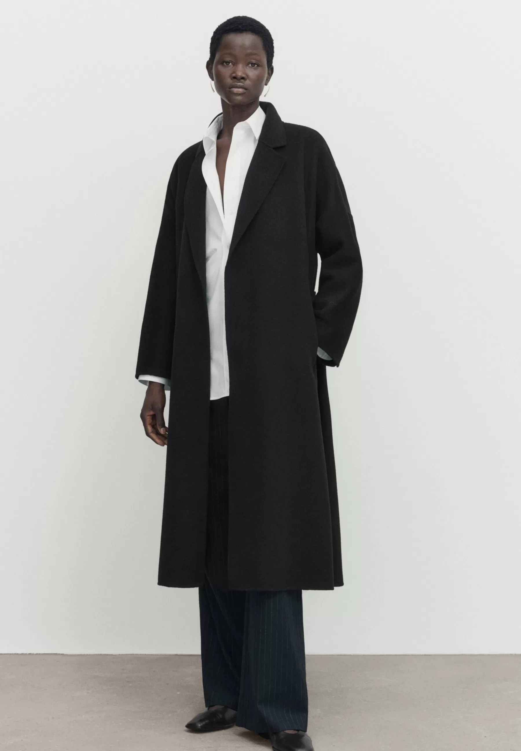 Femme Massimo Dutti With Belt - Manteau Classique