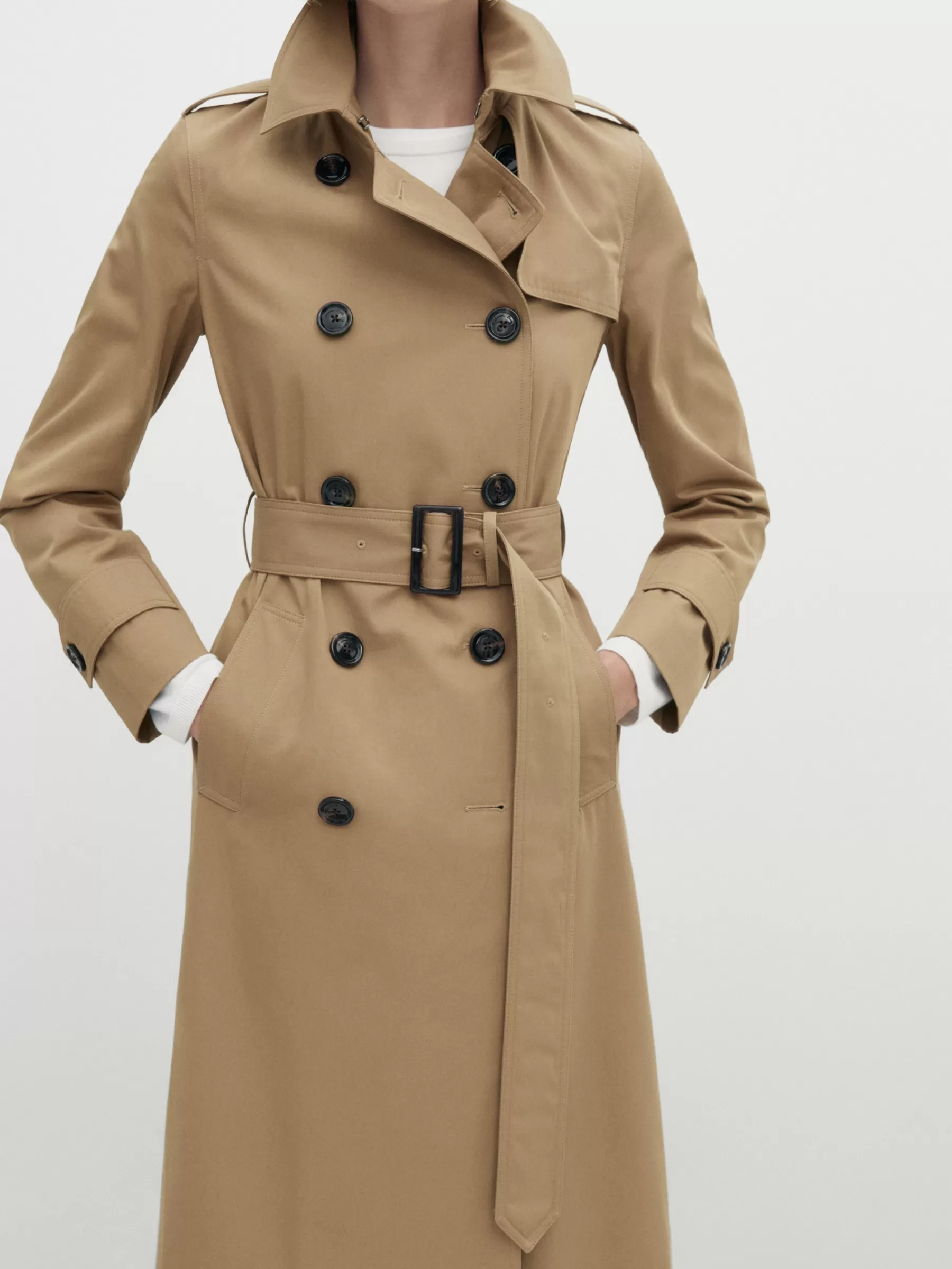 With Belt - Trench | Massimo Dutti Flash Sale