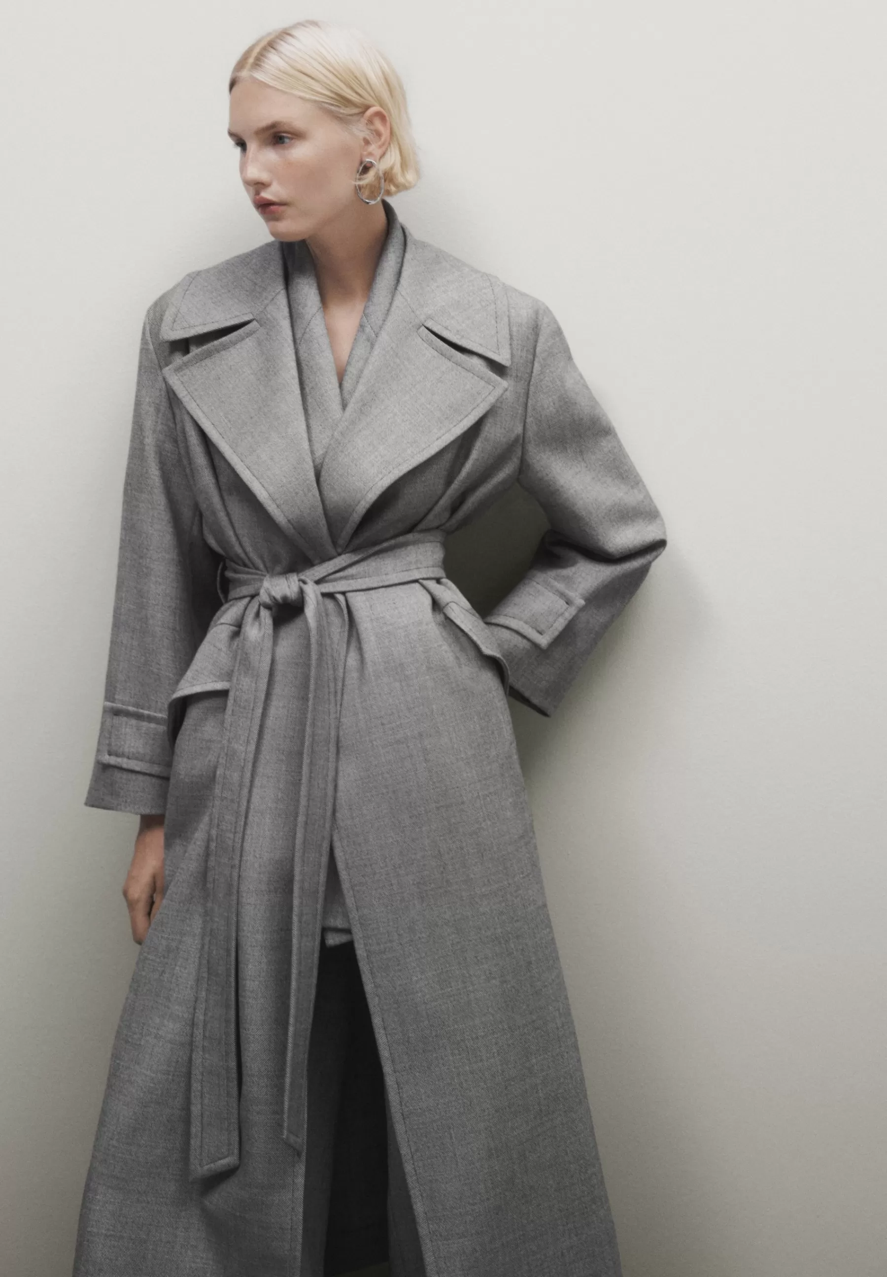 With Knot Detail Limited Edition - Trench | Massimo Dutti Outlet