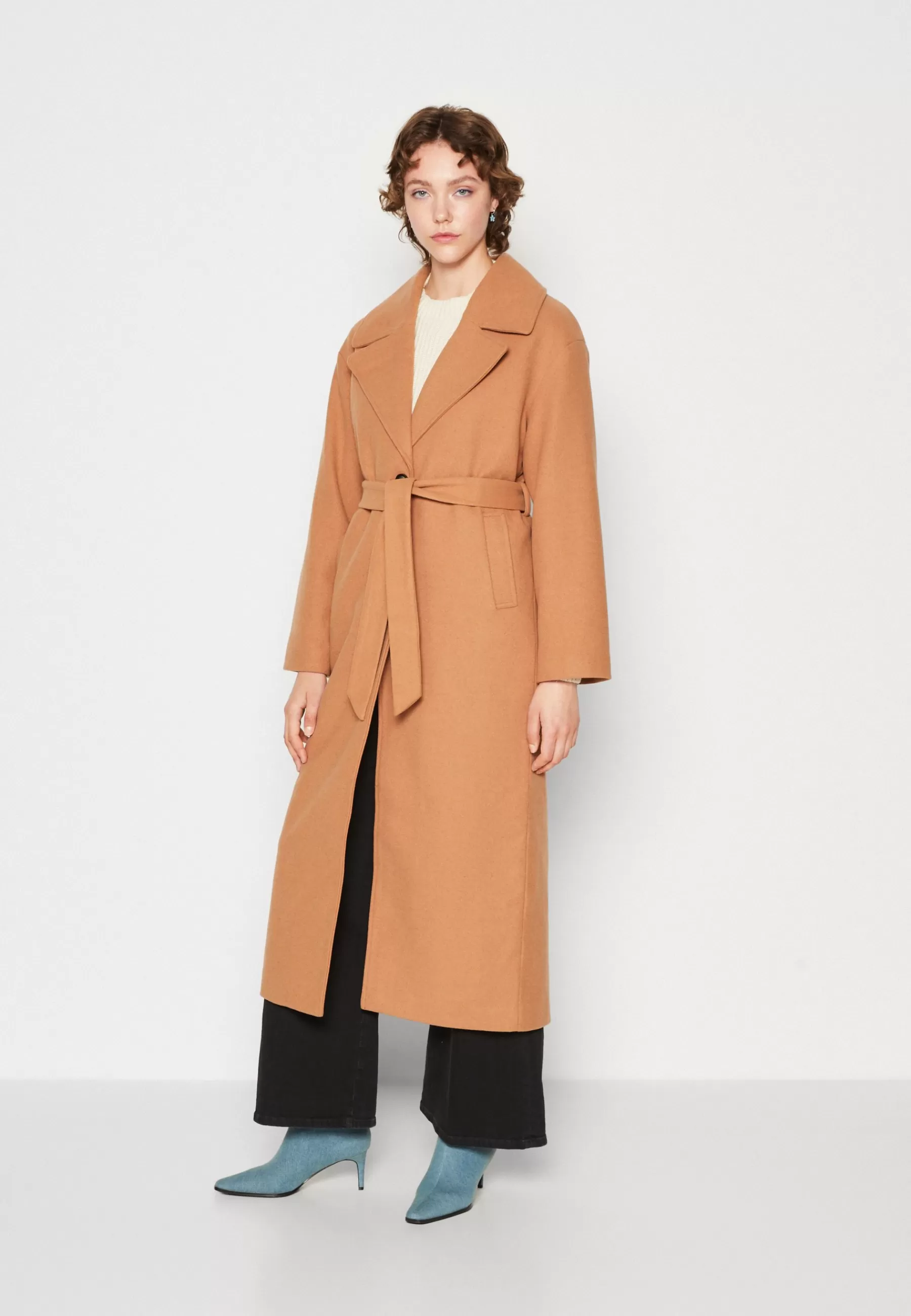 Femme YAS emma Long Button Coat - Manteau Classique